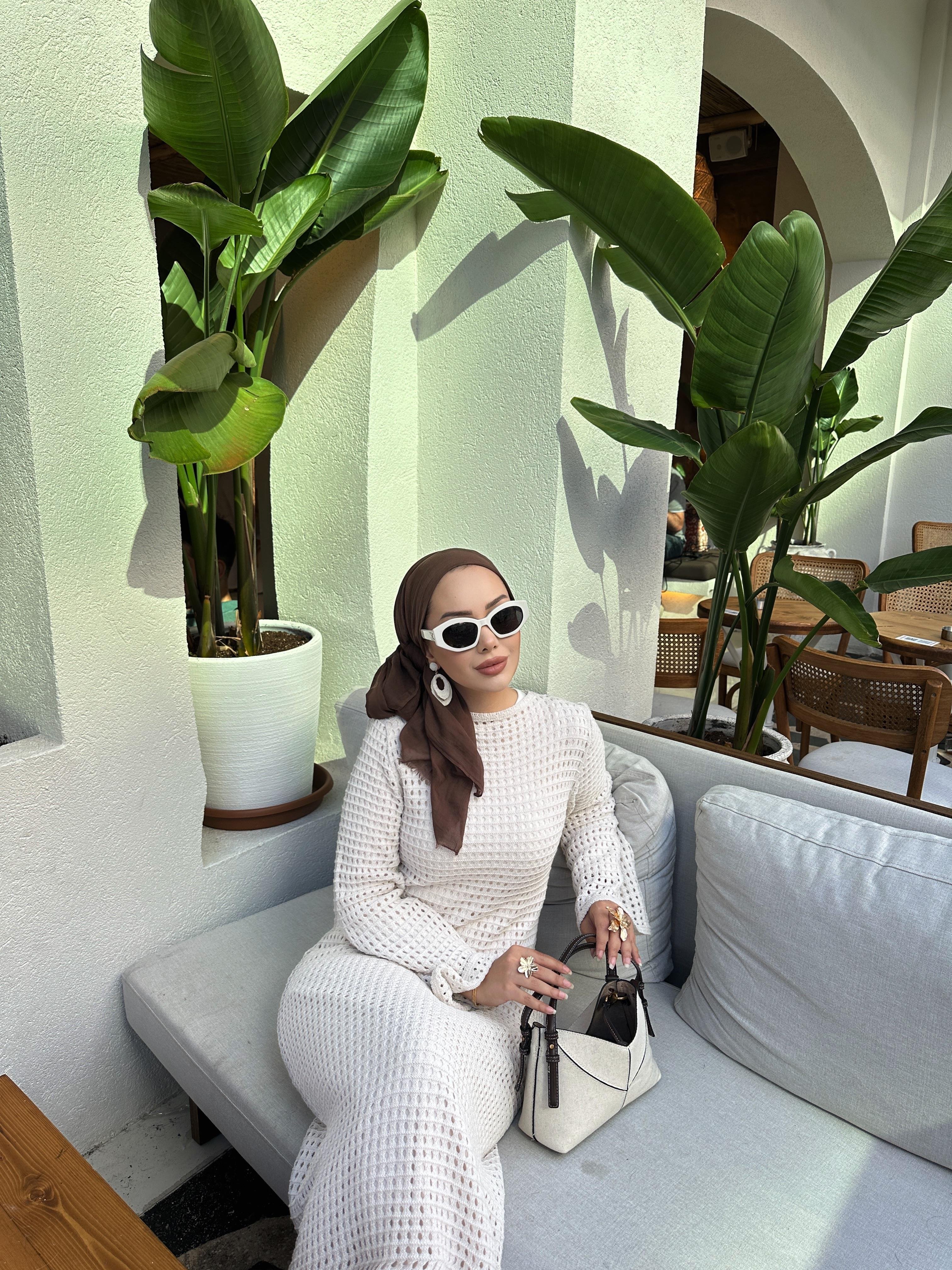 (ÖNSİPARİŞ) 5 iş günü sonra kargolanacaktır Deja Fileli Elbise Bej