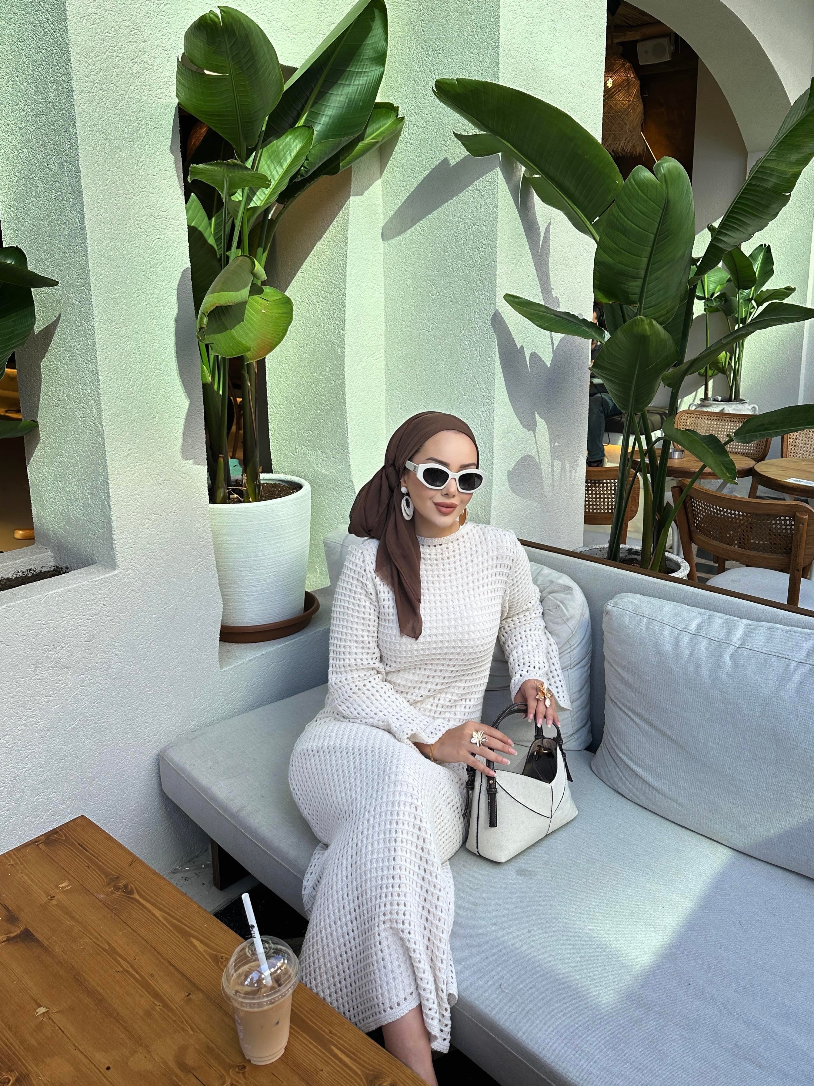 (ÖNSİPARİŞ) 5 iş günü sonra kargolanacaktır Deja Fileli Elbise Bej