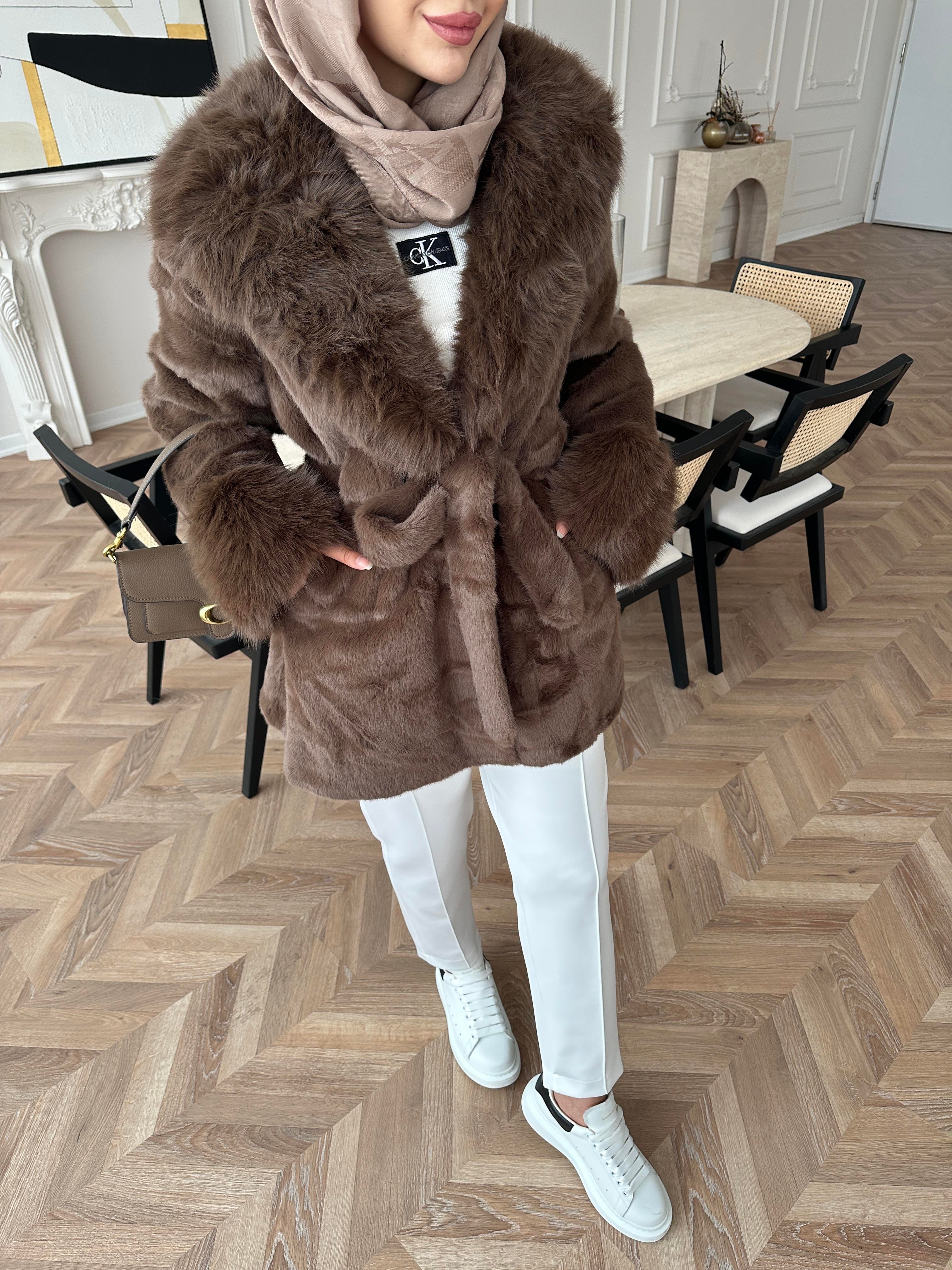 Orijinal Alpaka Kürk Kahve