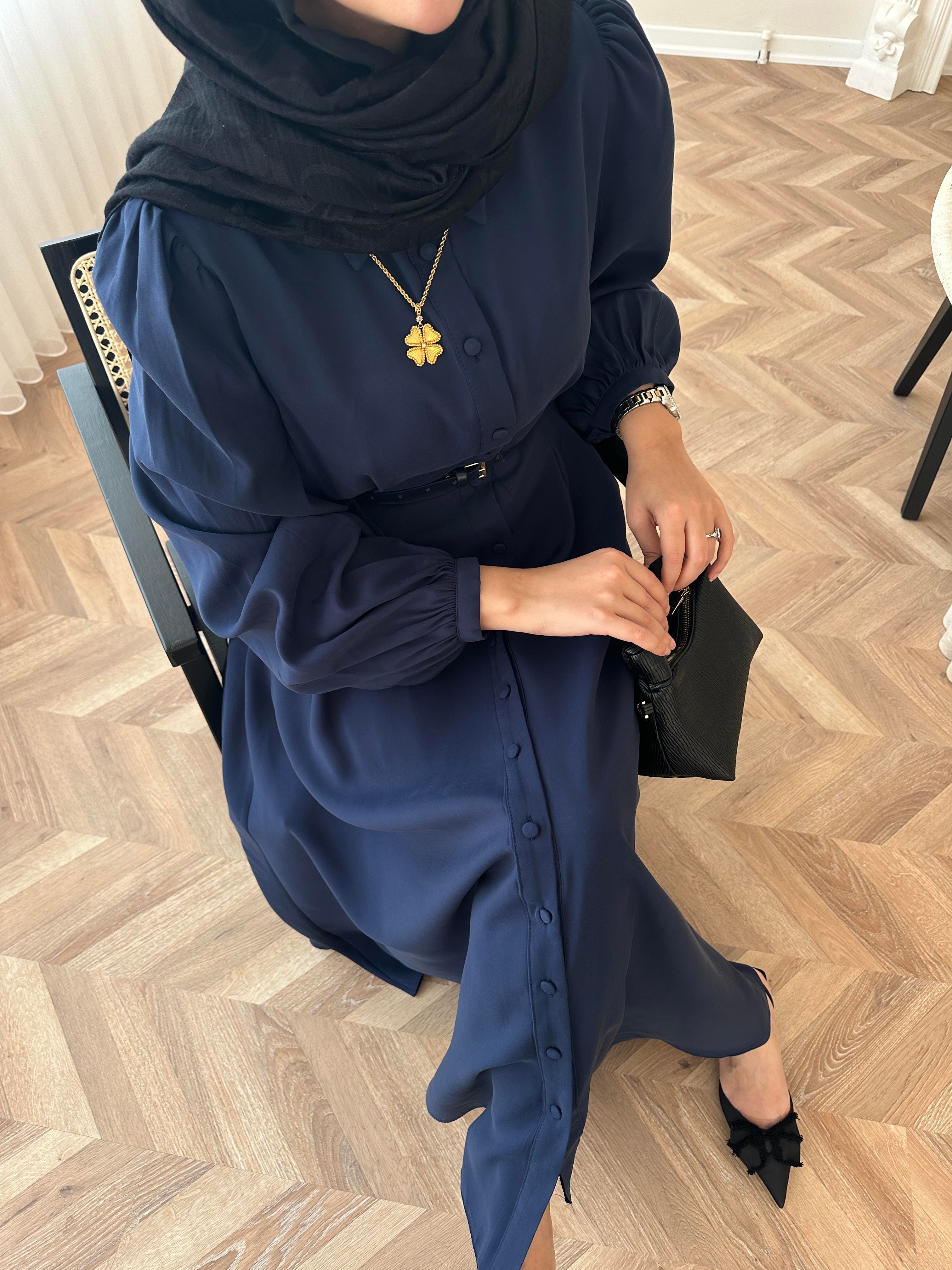 Perla Elbise Lacivert