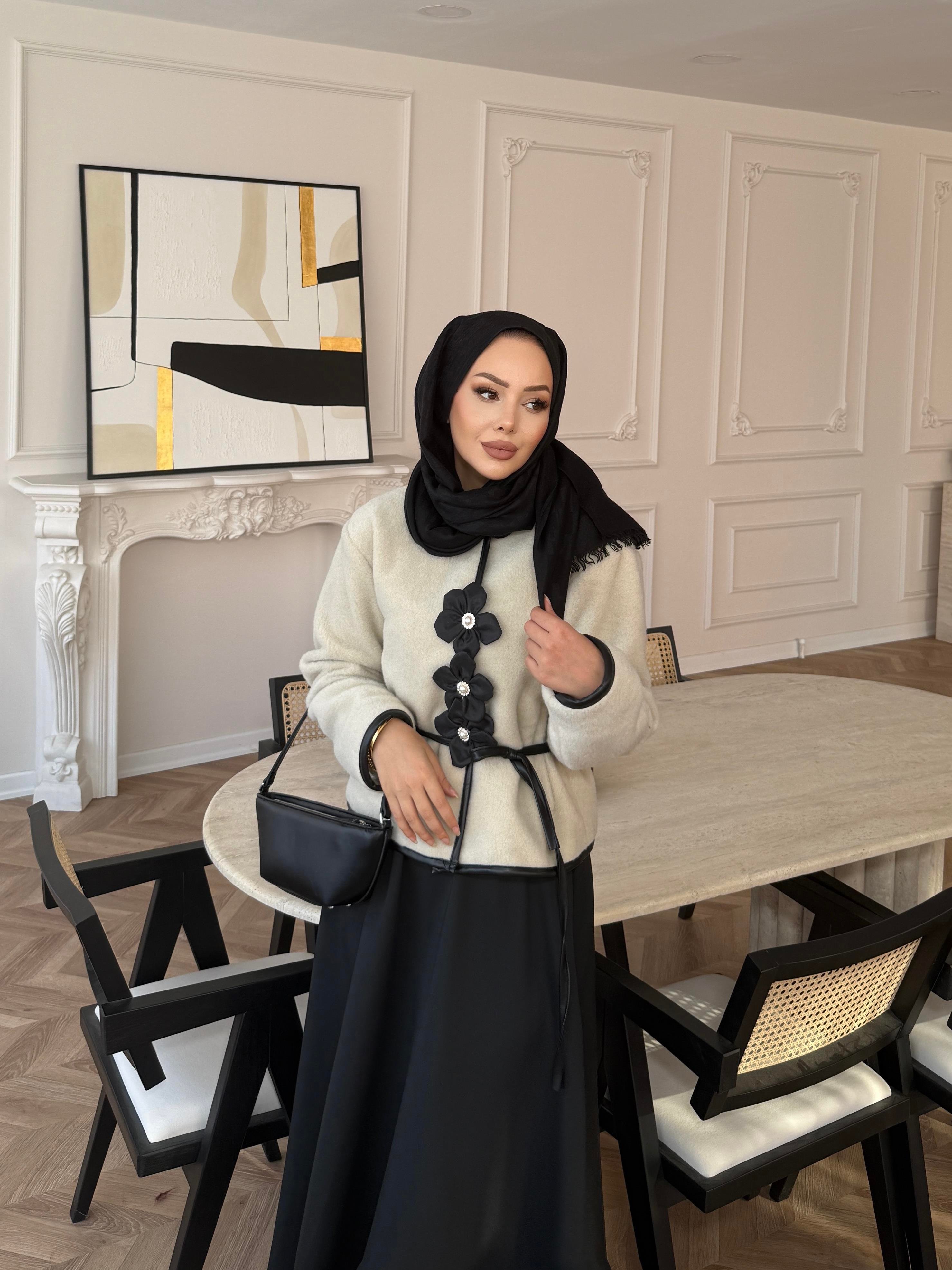 Petra Deri Biyeli Ceket Bej