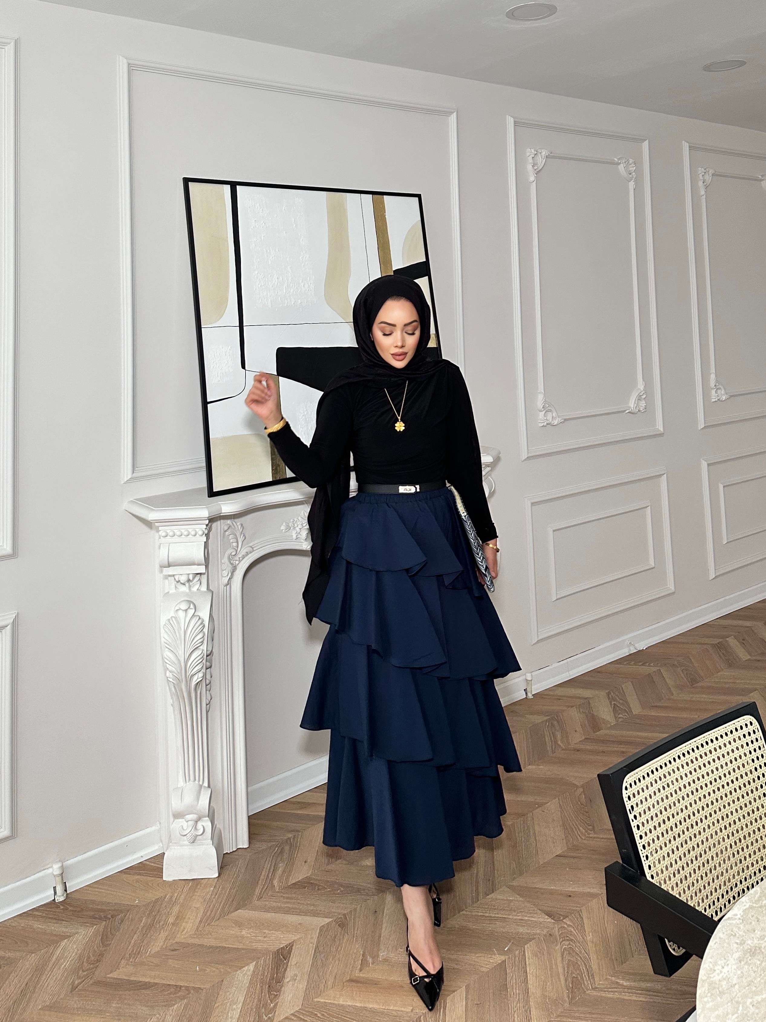 Premium Katkat Etek Lacivert