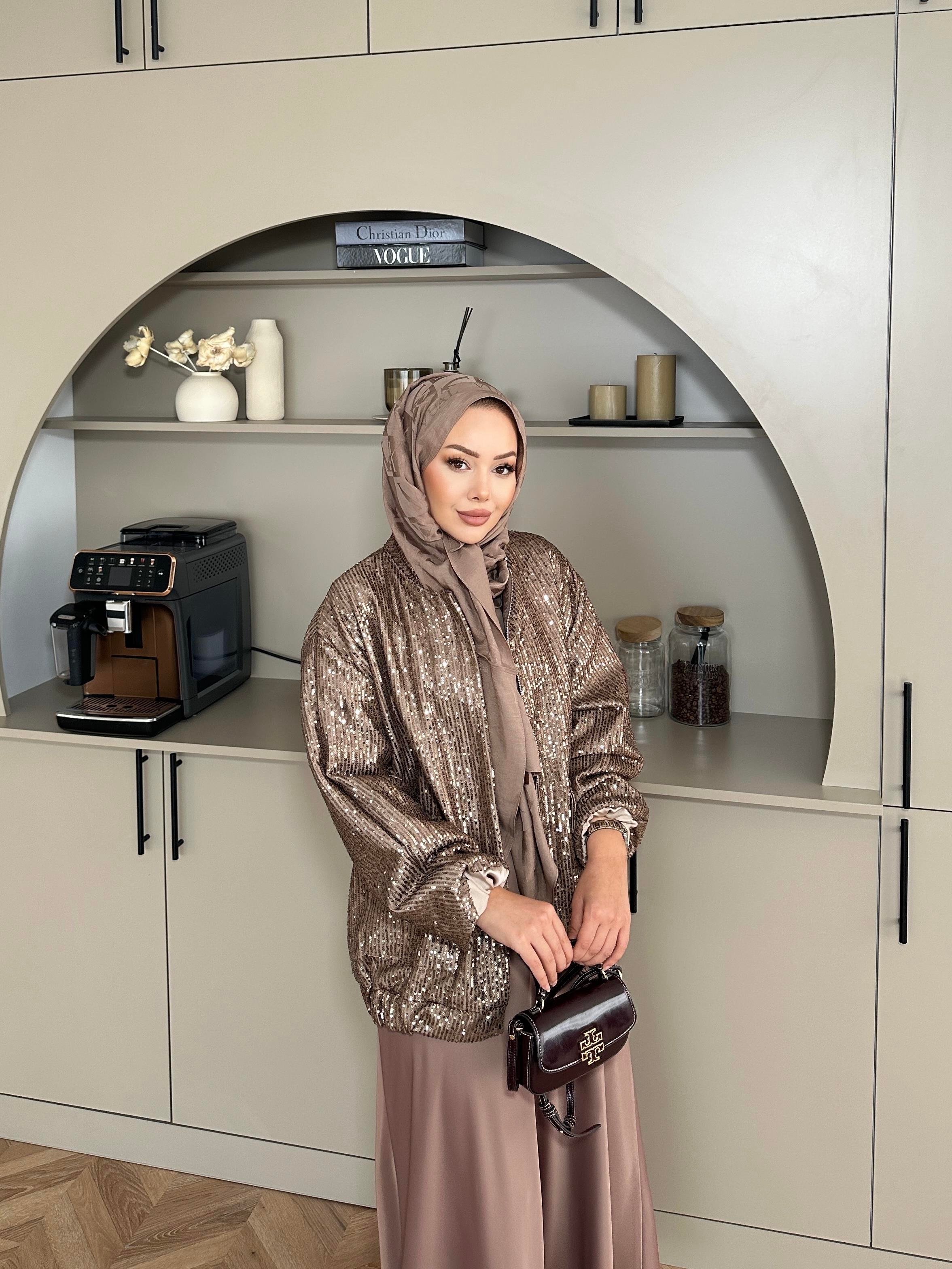 Pullu Bomber Ceket Vizon