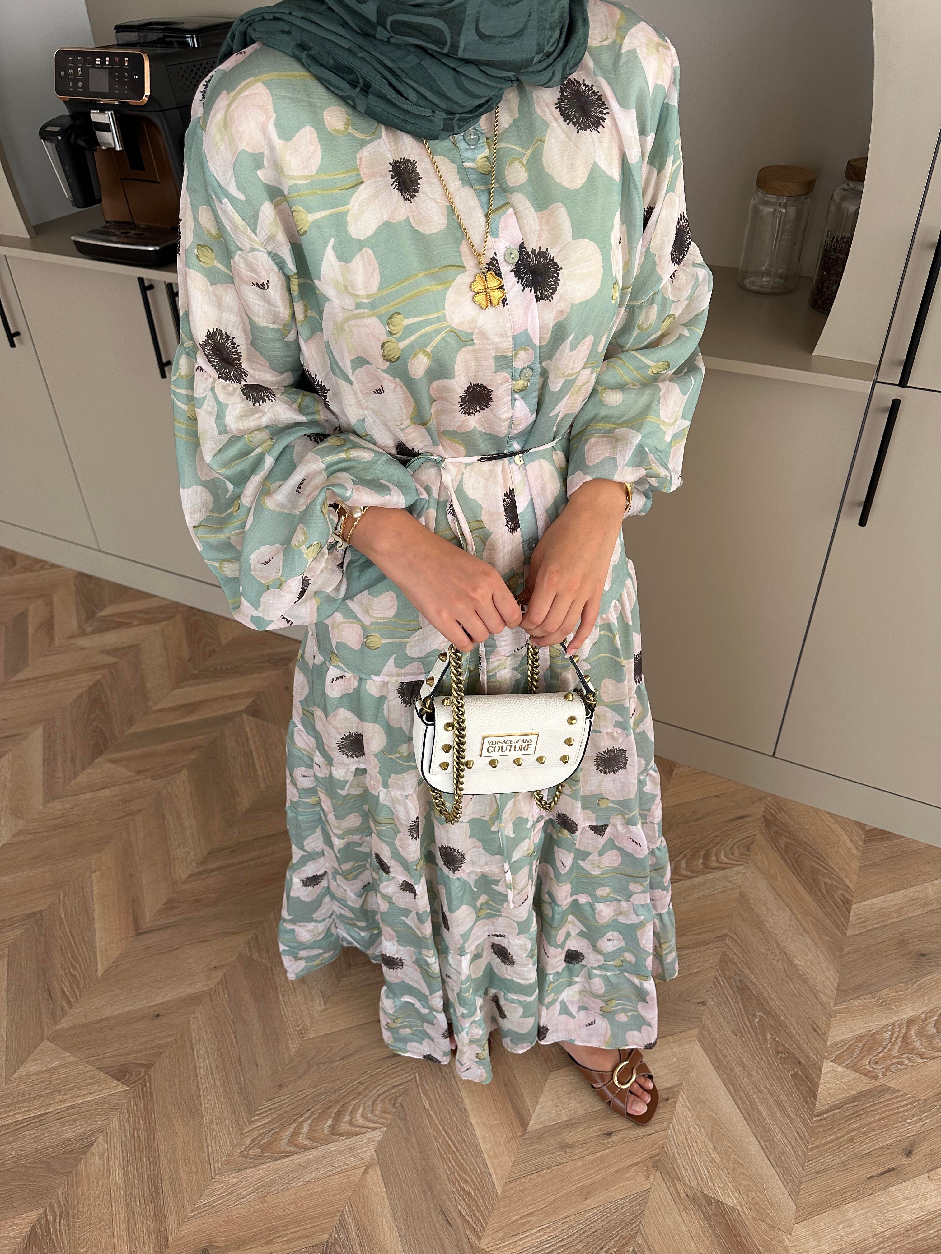 Radia Tül Elbise Haki