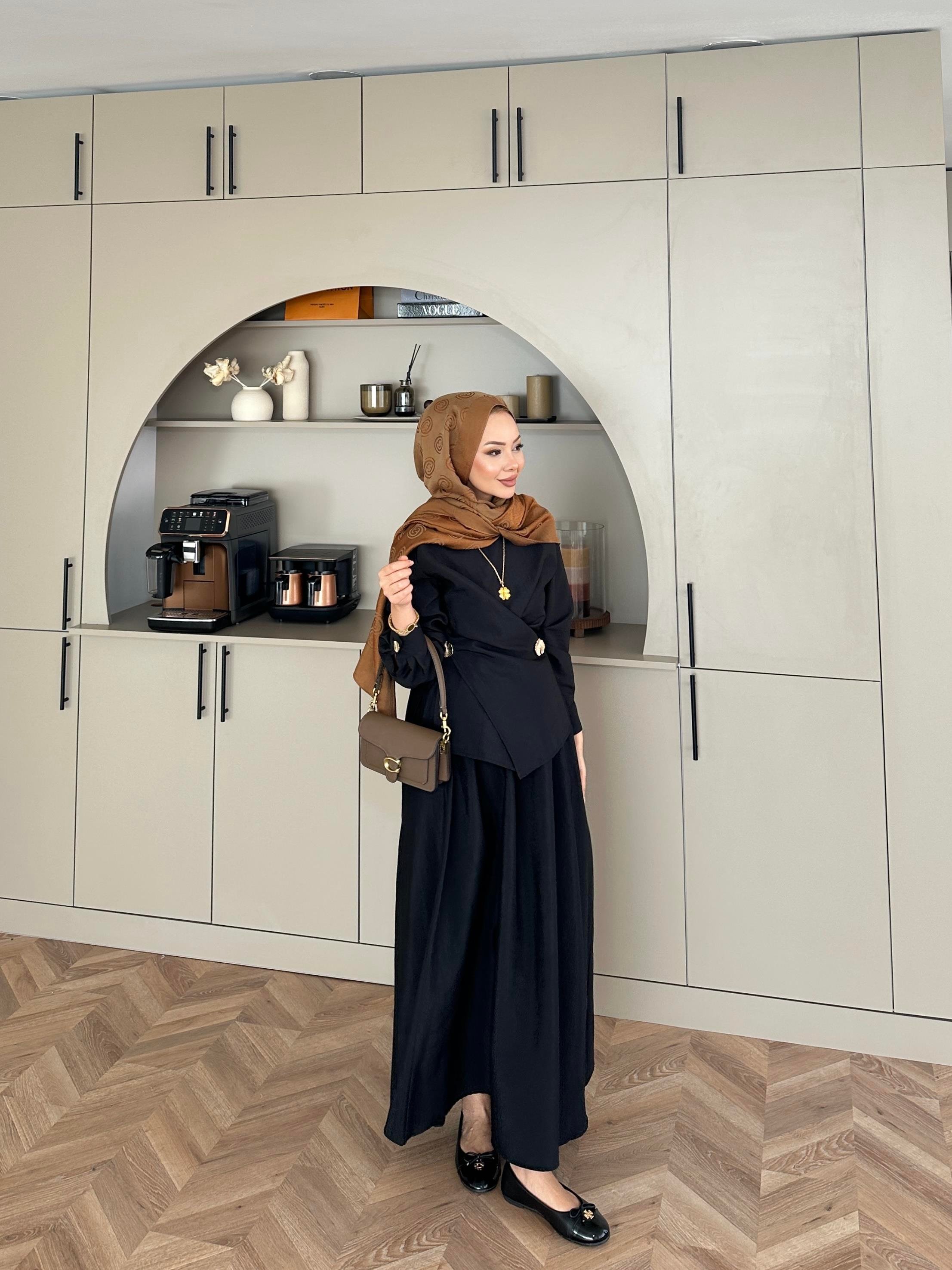 Raisa Cupra Etekli Takım Siyah