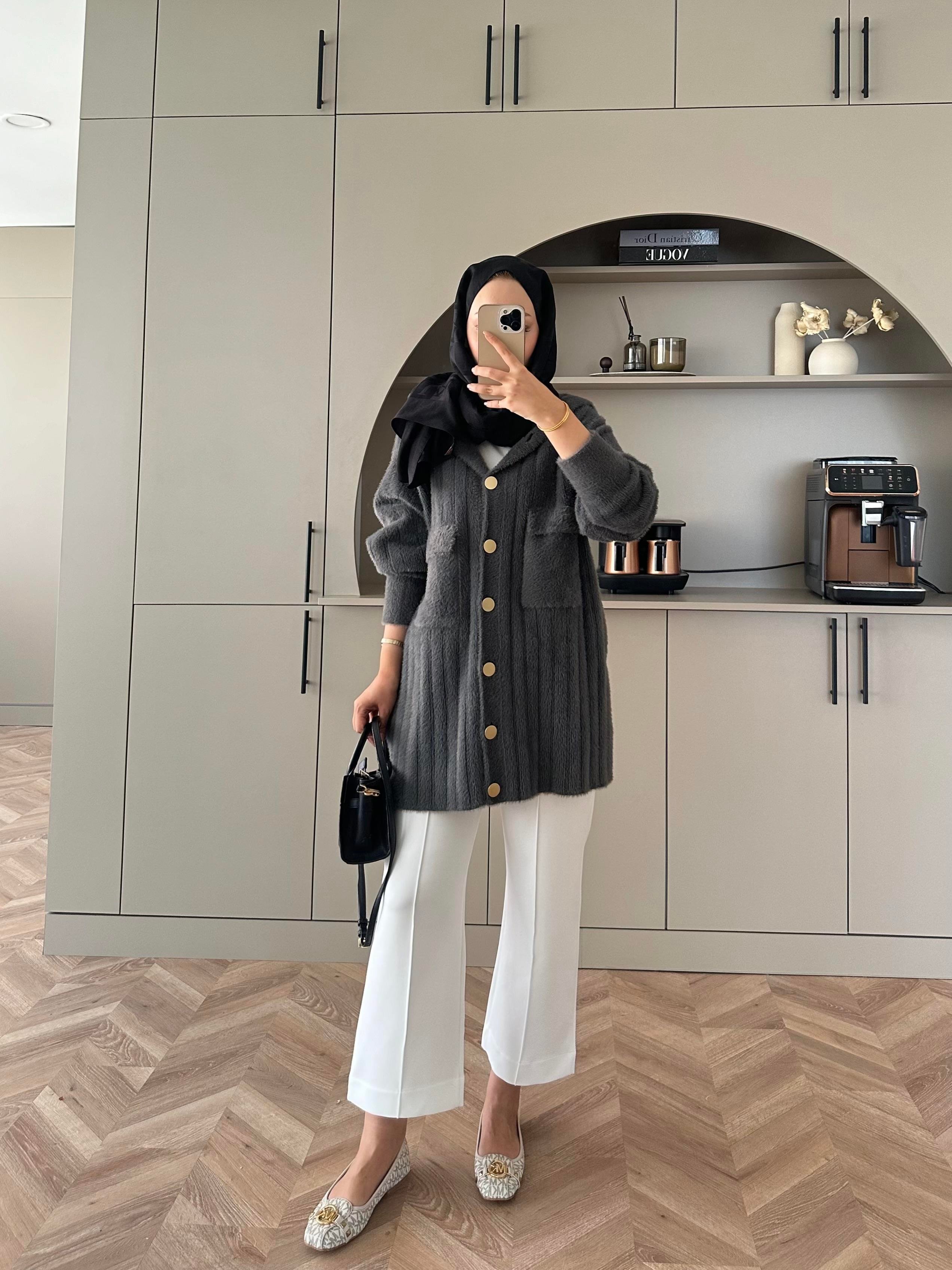 Rove Angora Hırka Antrasit