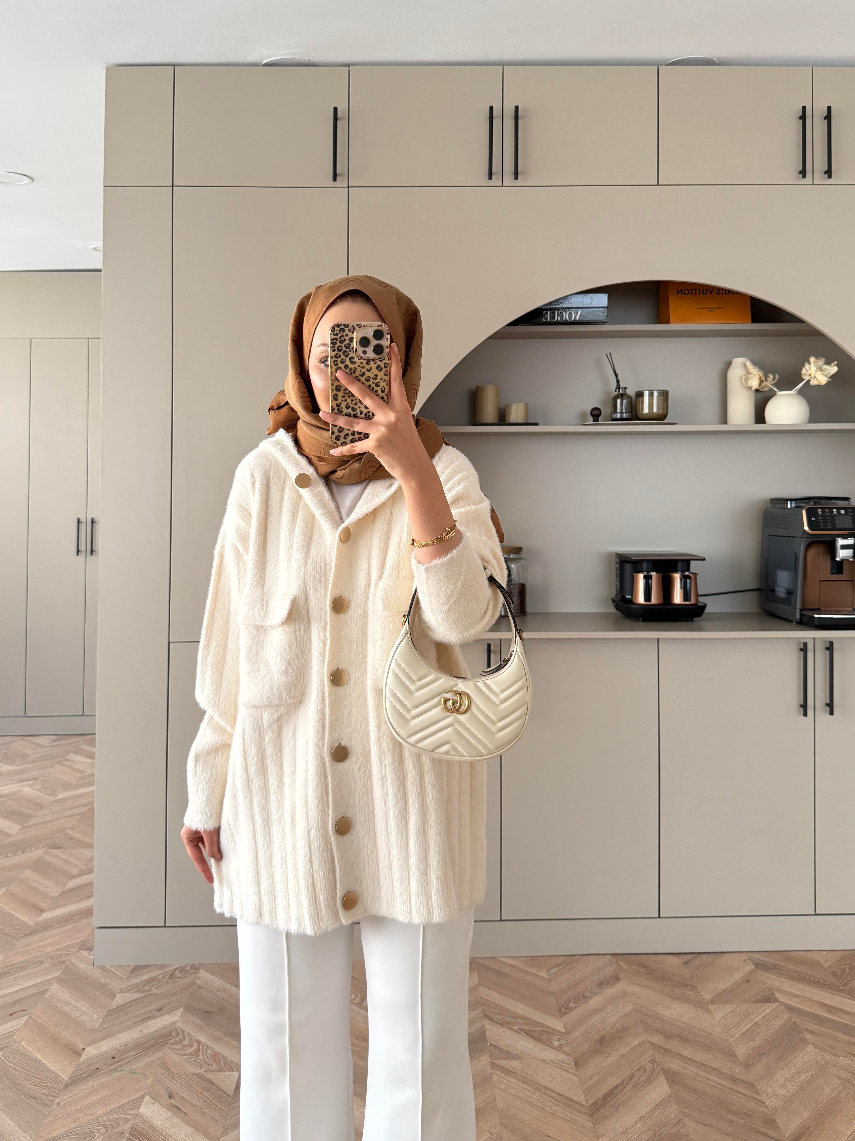 Rove Angora Hırka Ekru