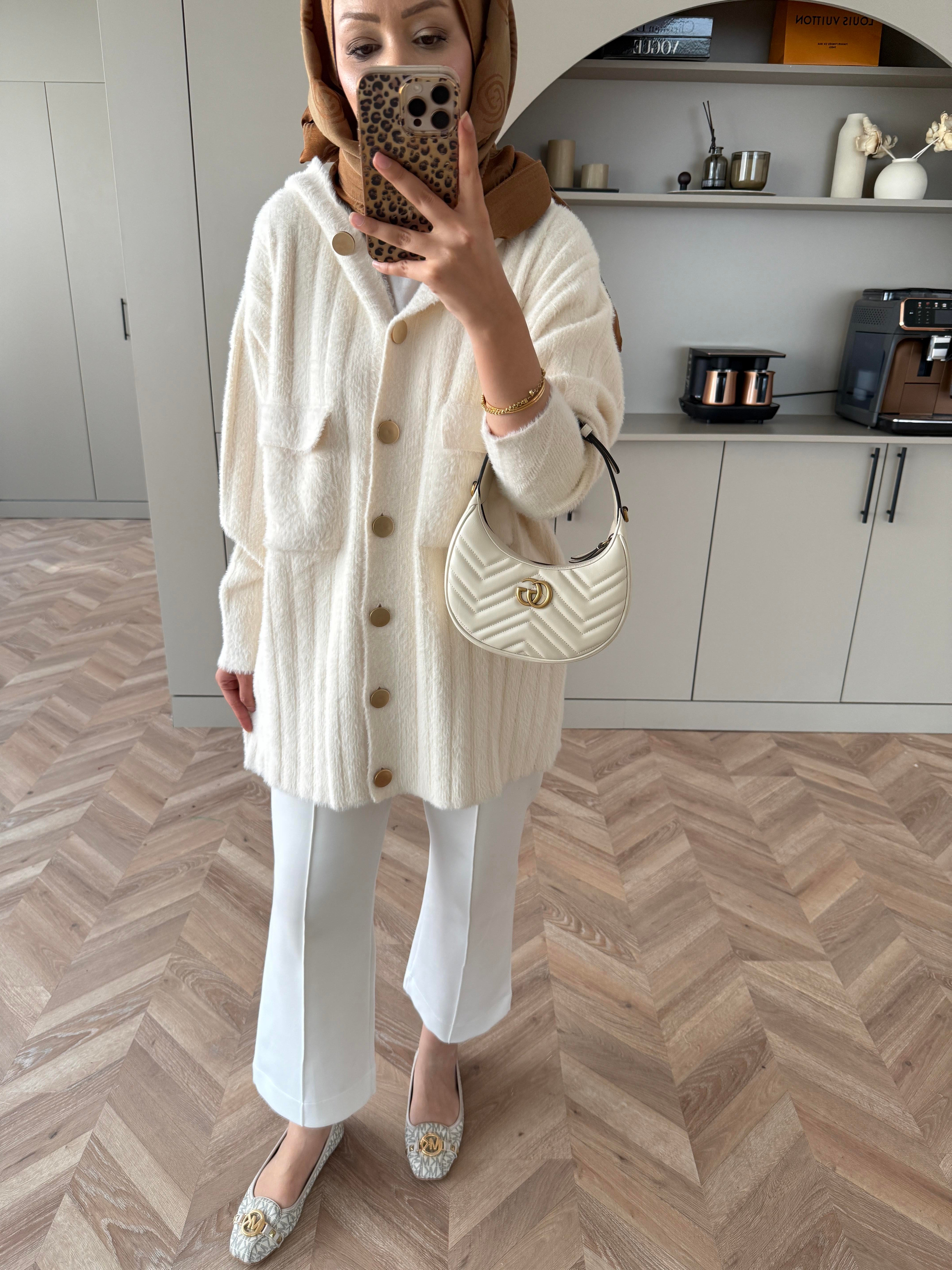 Rove Angora Hırka Ekru