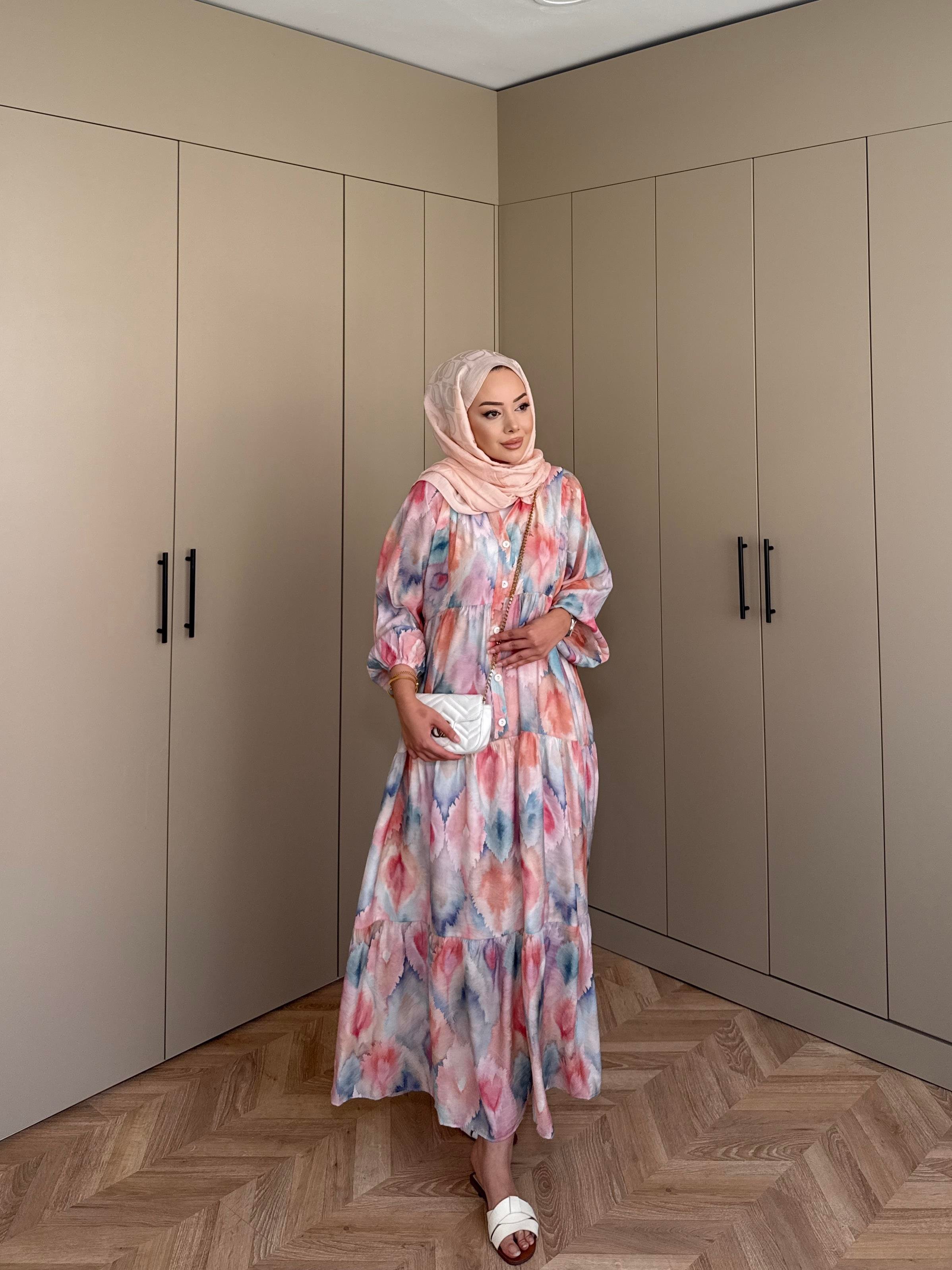 Sera Pamuk Vual Elbise 