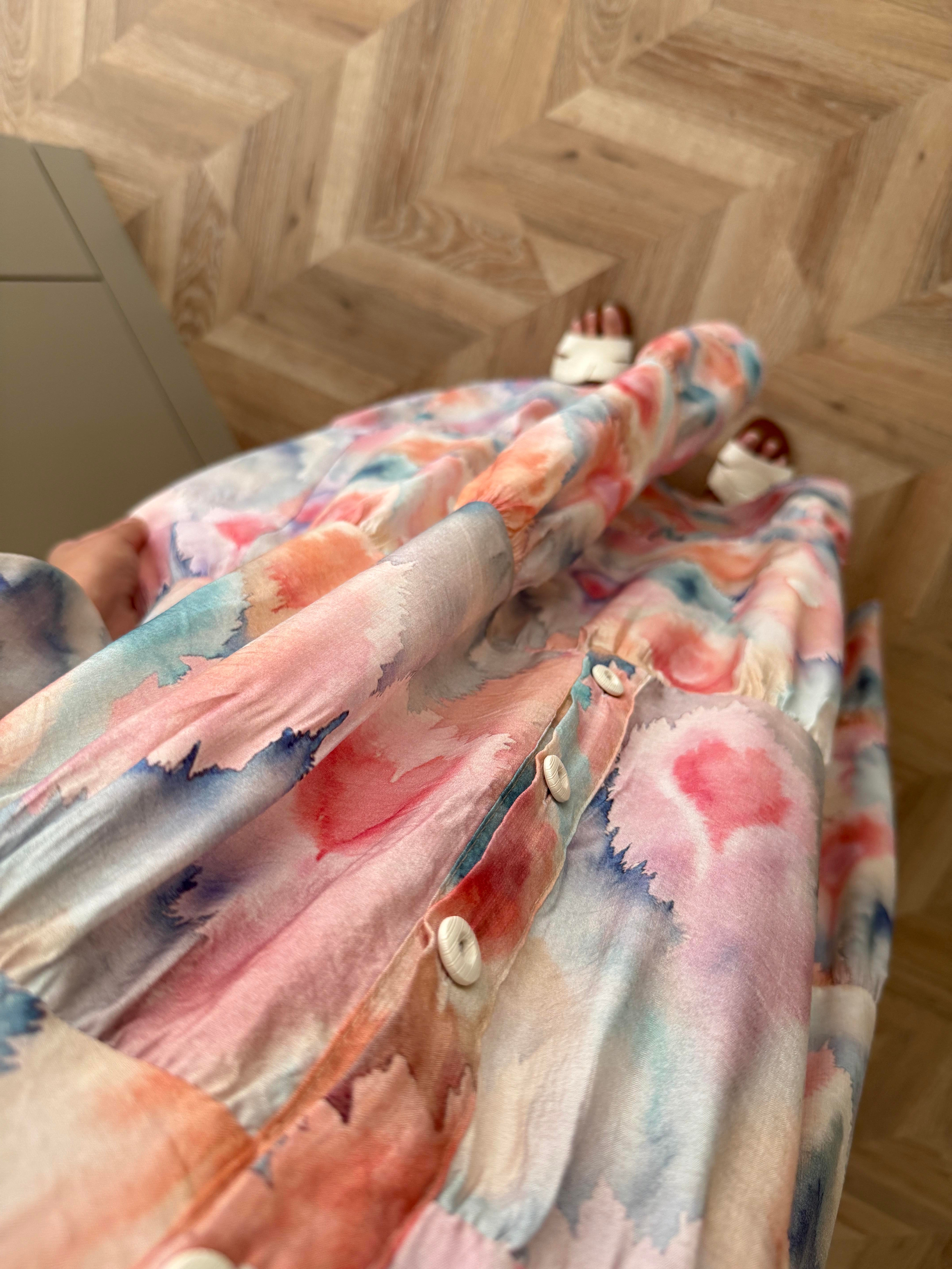 Sera Pamuk Vual Elbise 