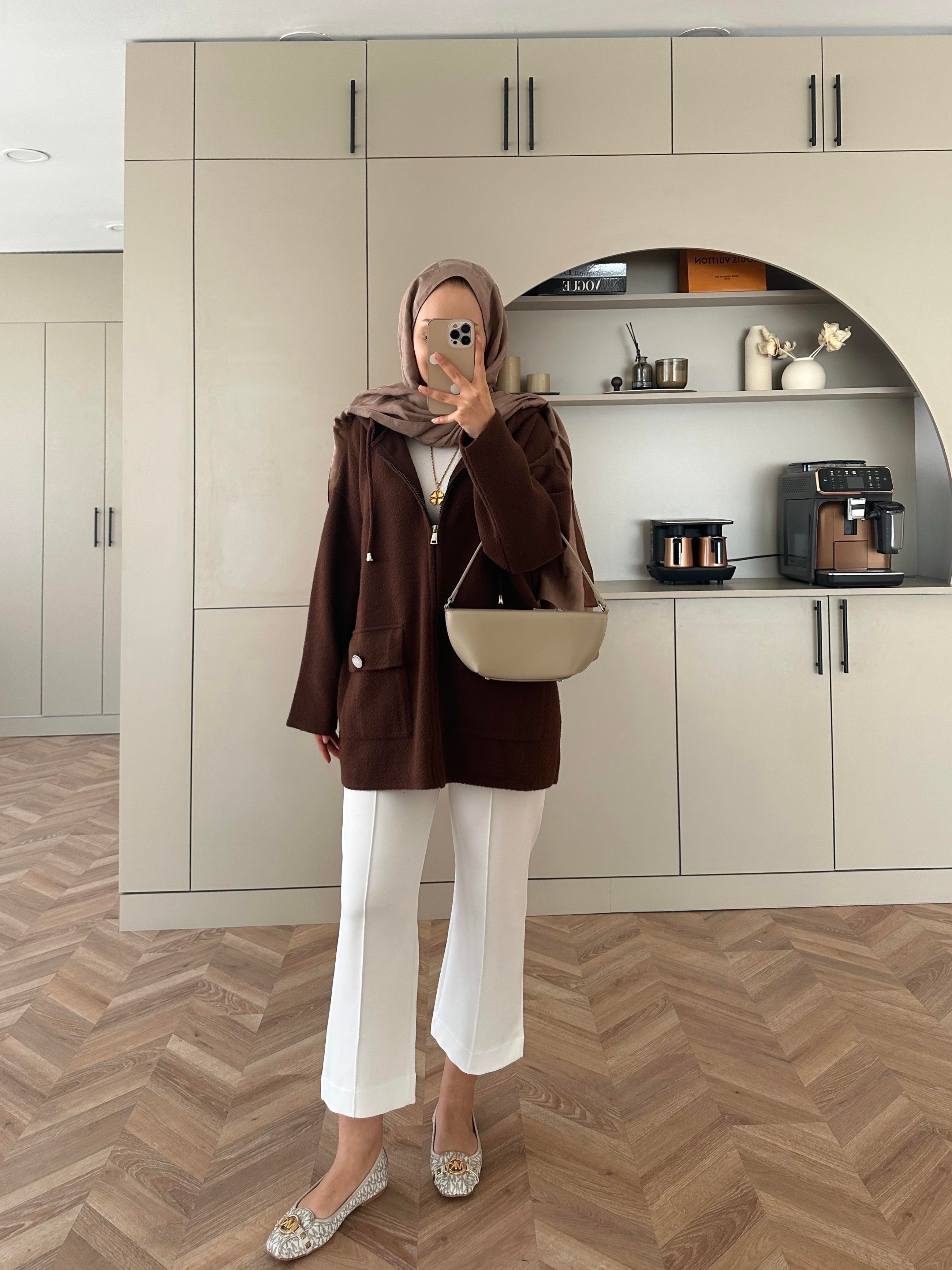 Silva Angora Hırka Acı Kahve