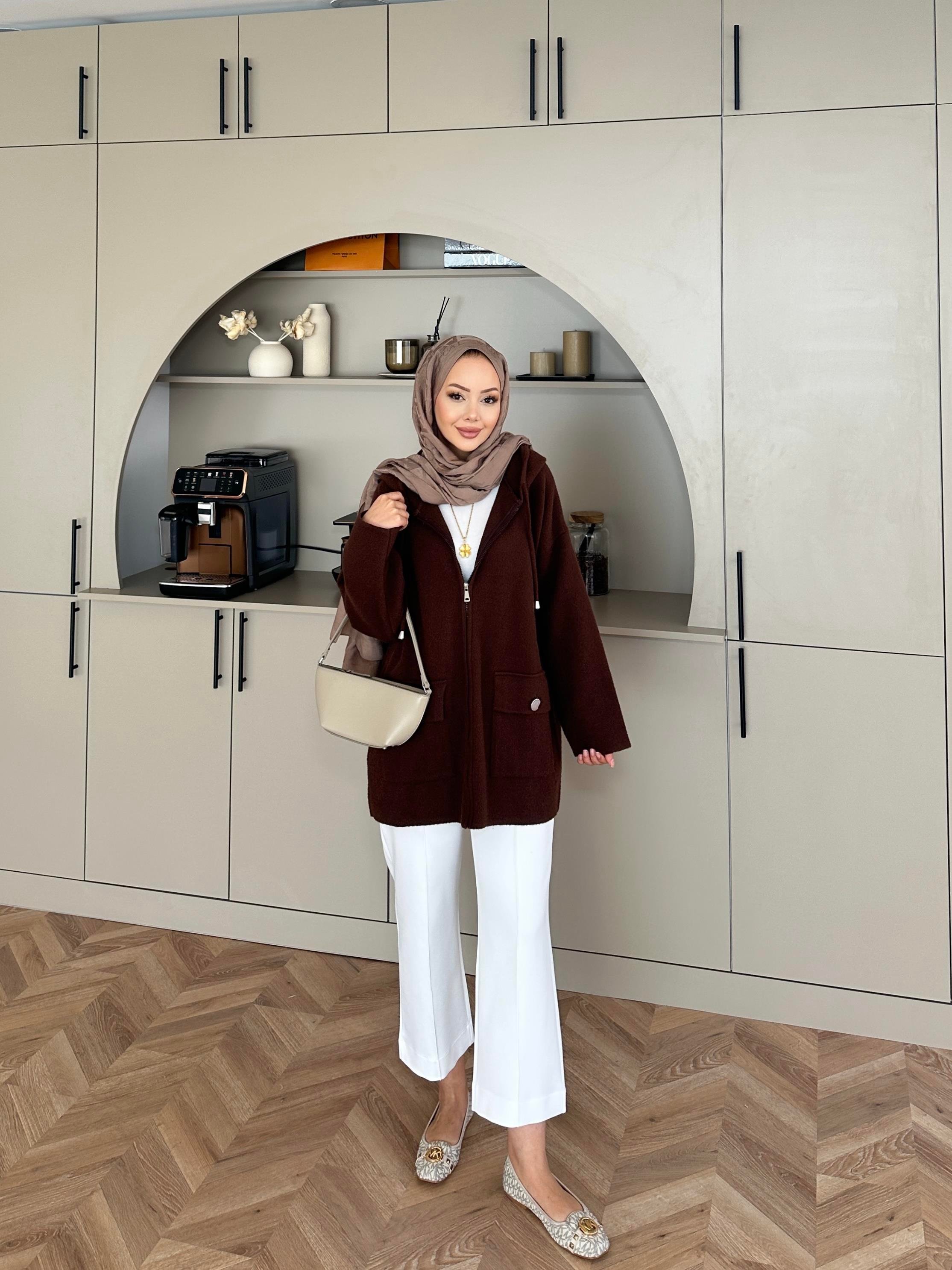 Silva Angora Hırka Acı Kahve