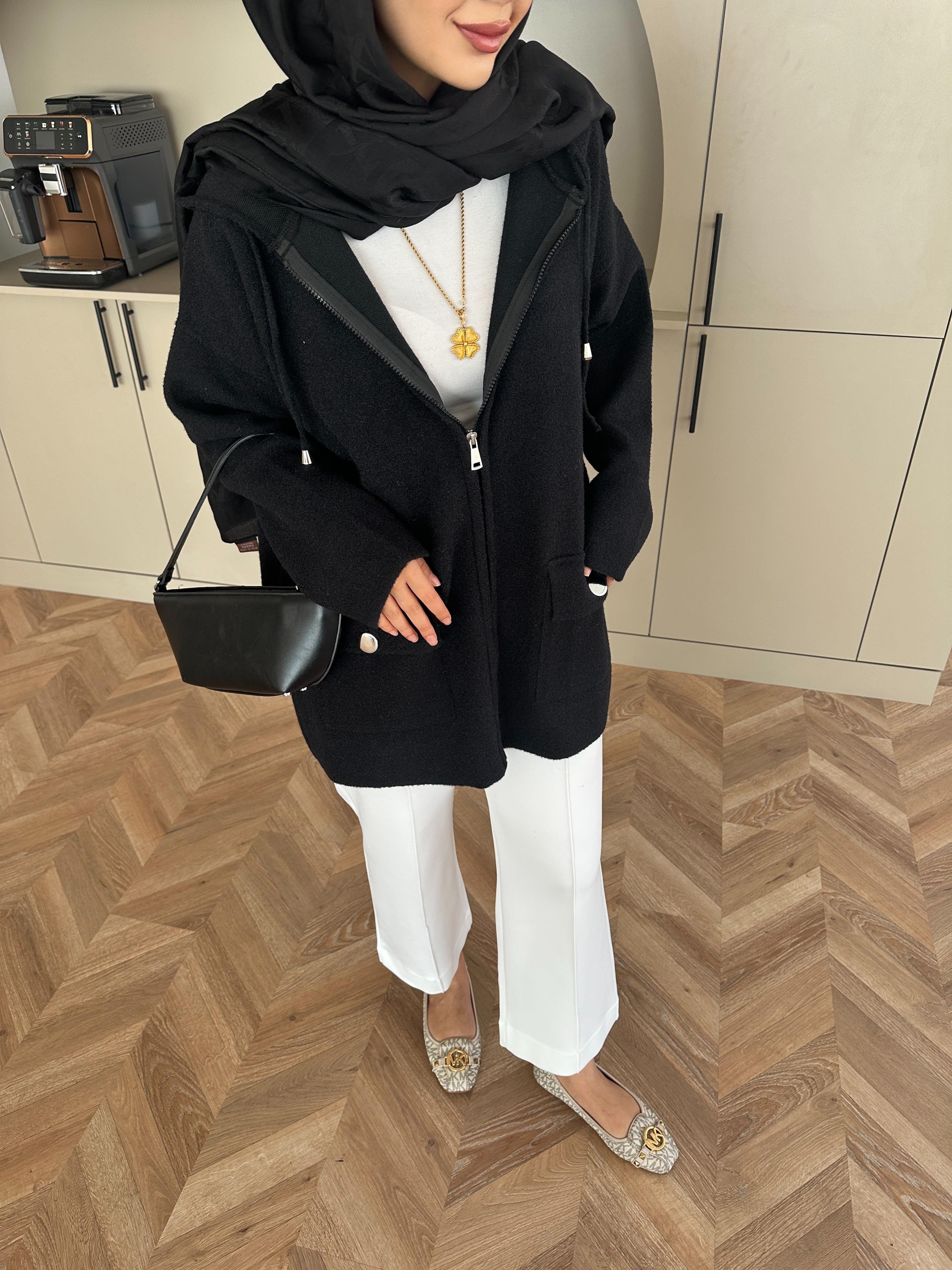 Silva Angora Hırka Siyah