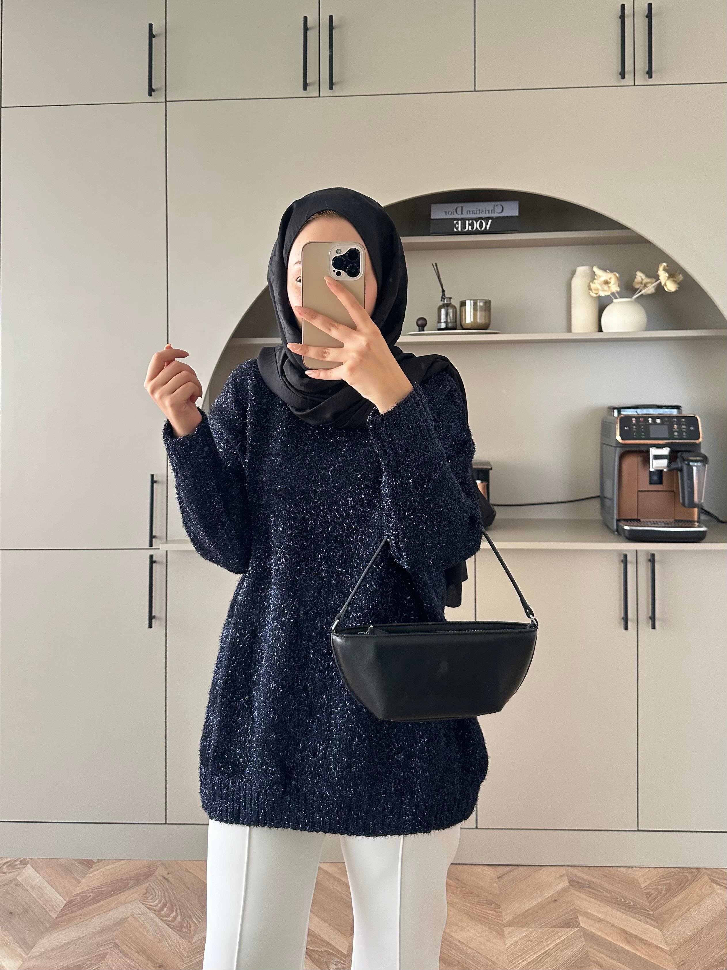 Simli Kazak Lacivert