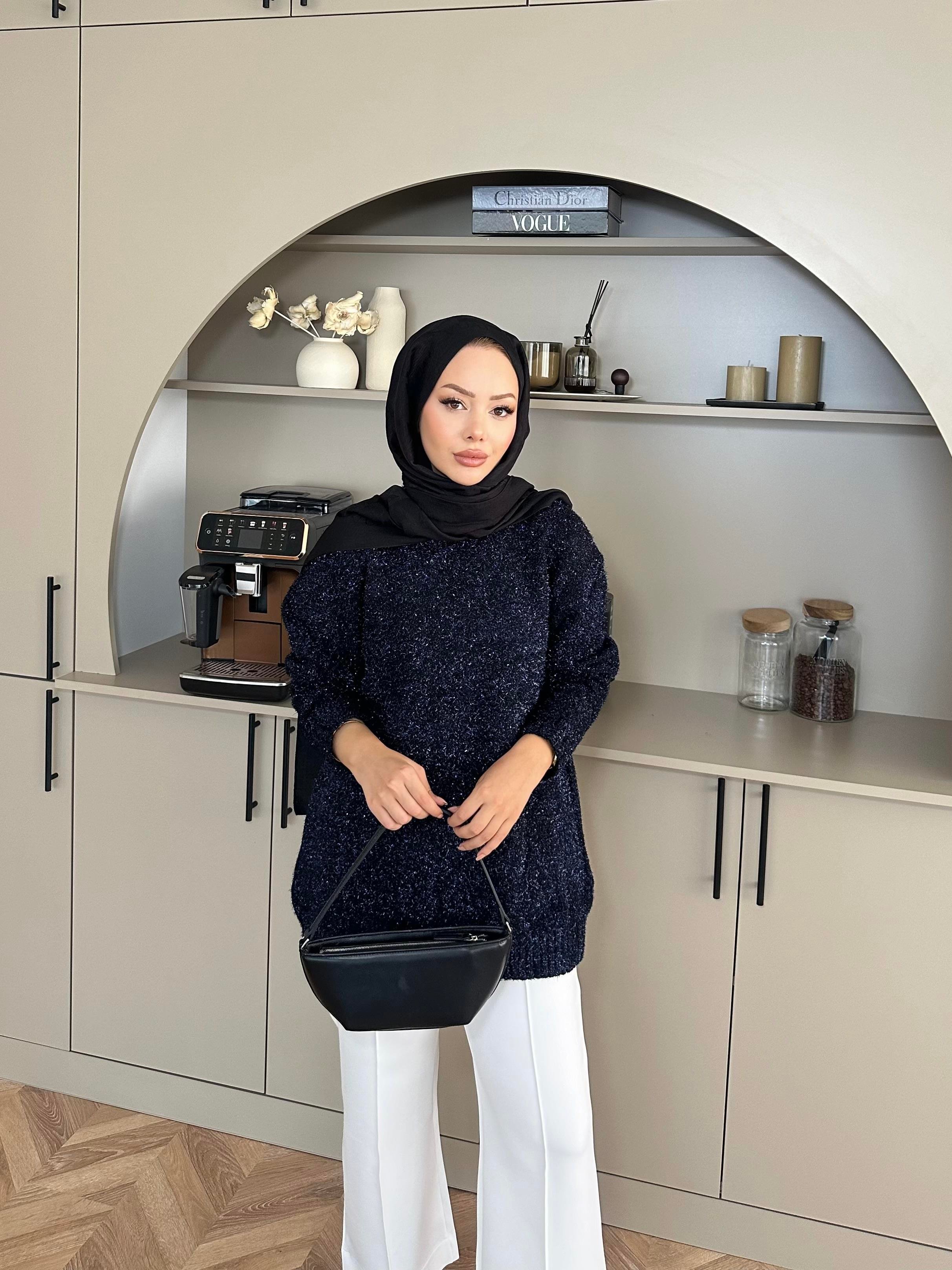 Simli Kazak Lacivert