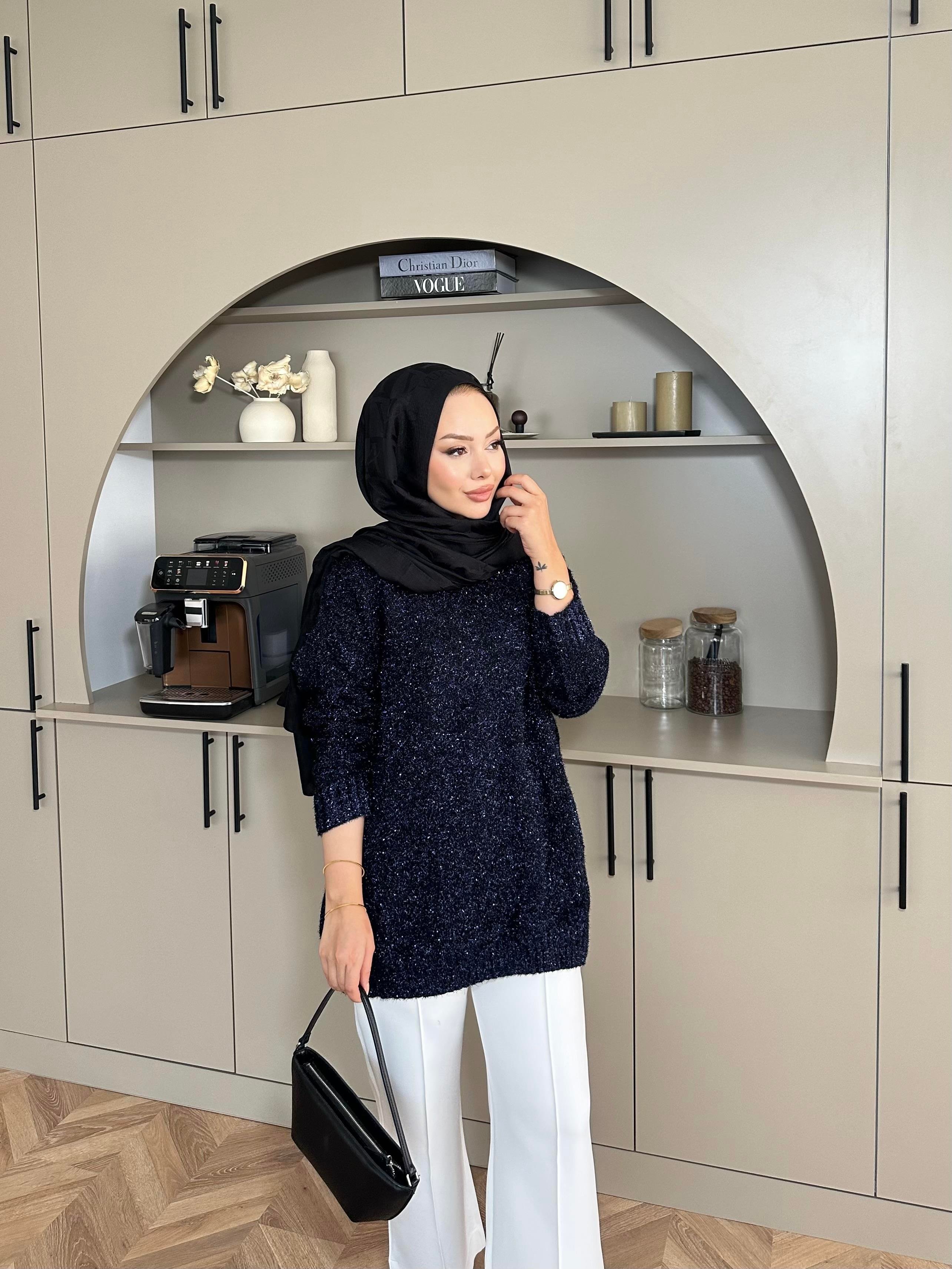 Simli Kazak Lacivert