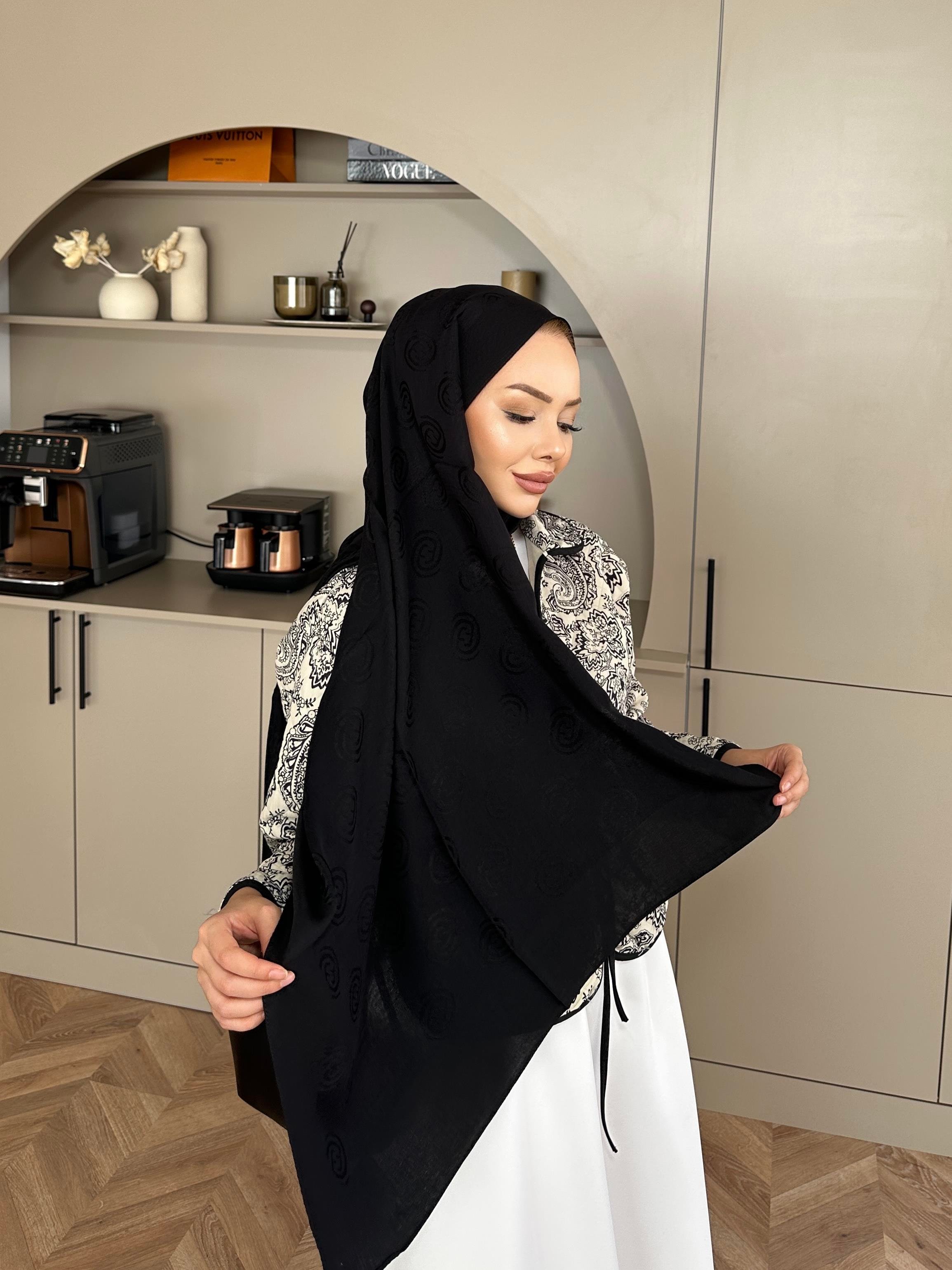 Siyah E Desen Naia Şal