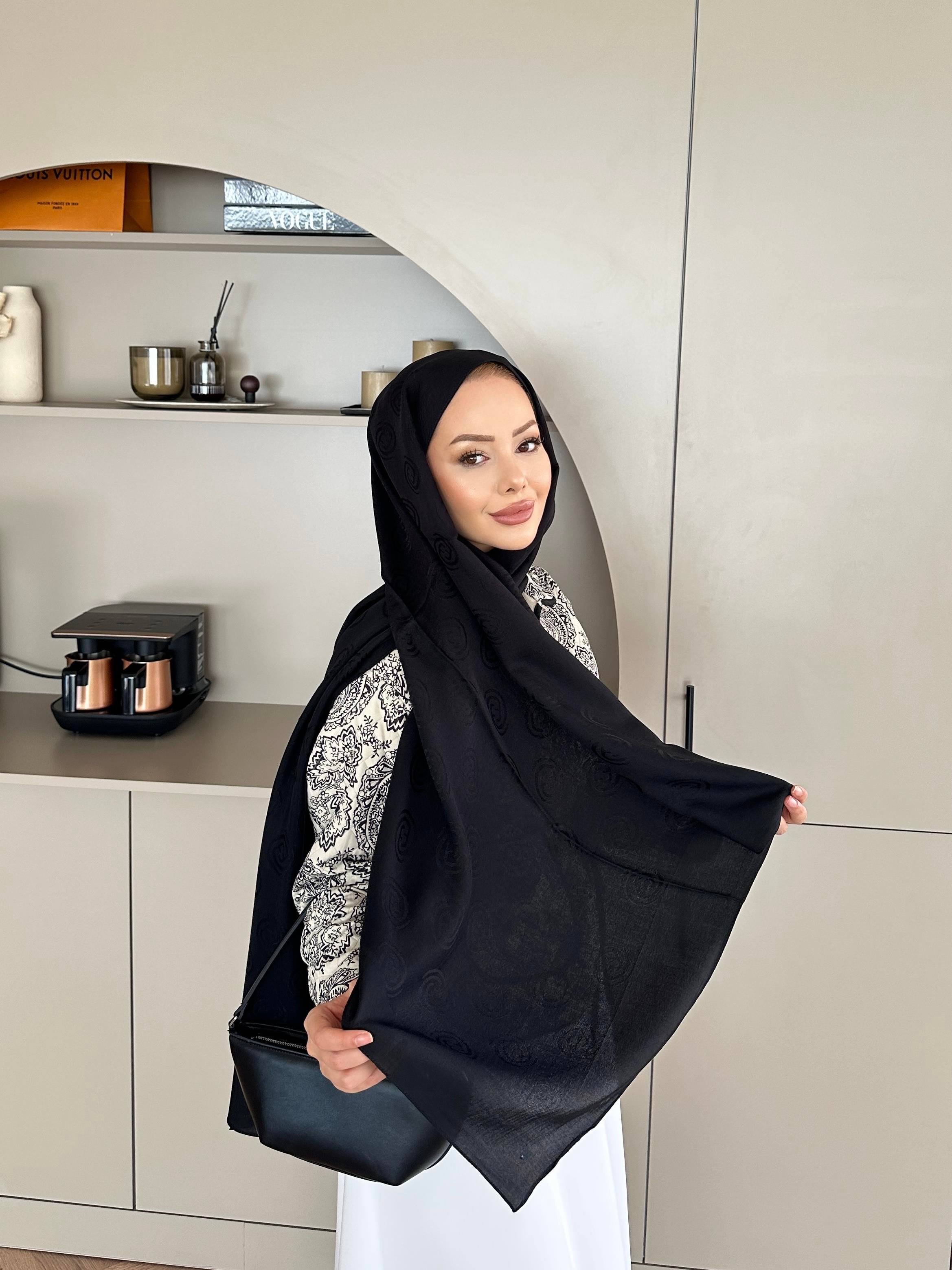 Siyah E Desen Naia Şal