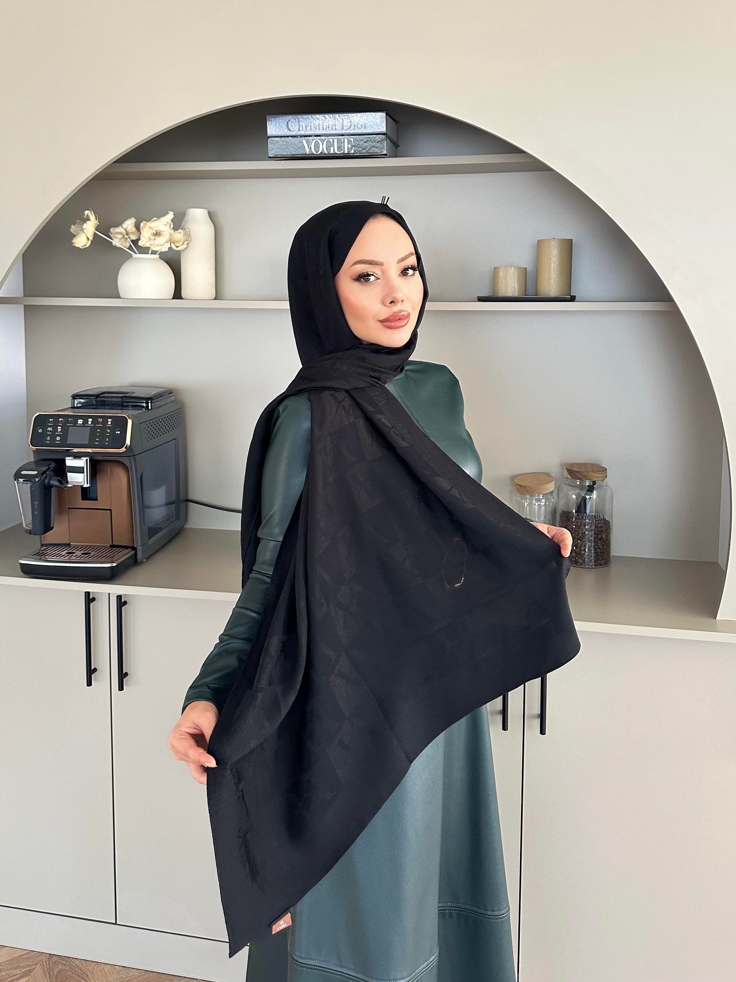 Siyah VA Dama Desen Naia Şal