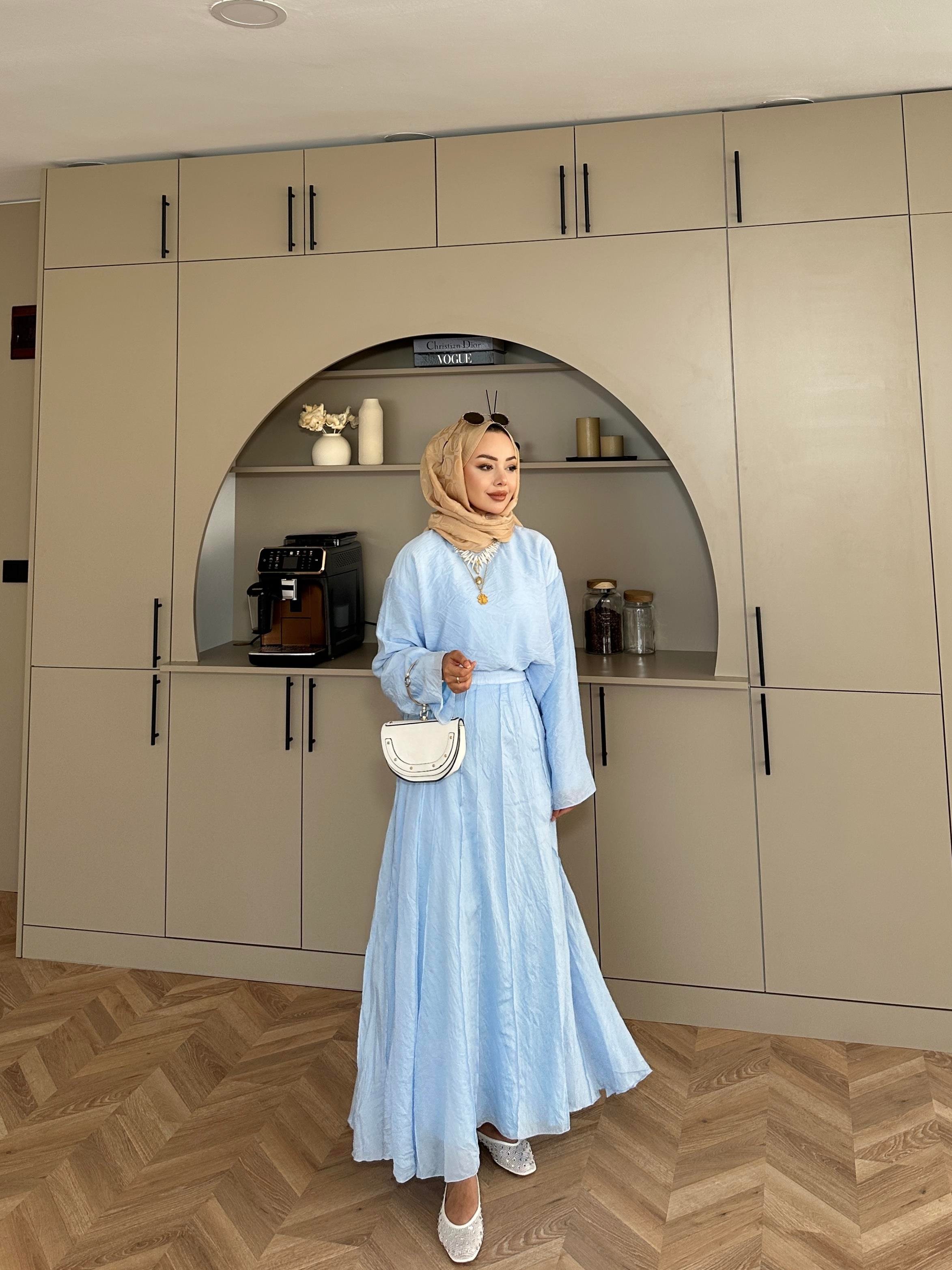 Şura Etekli Takım Mavi