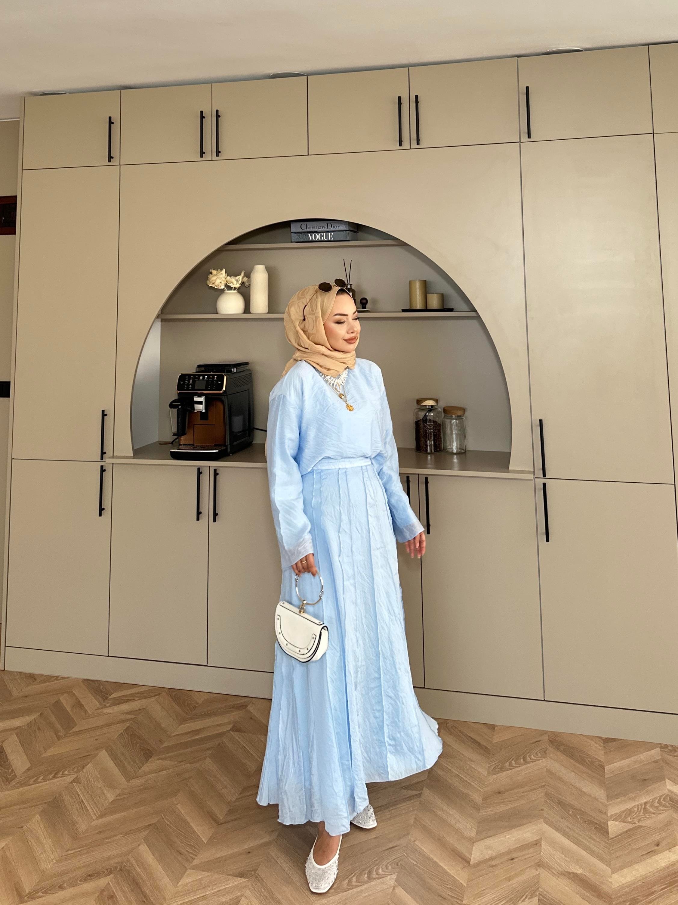 Şura Etekli Takım Mavi