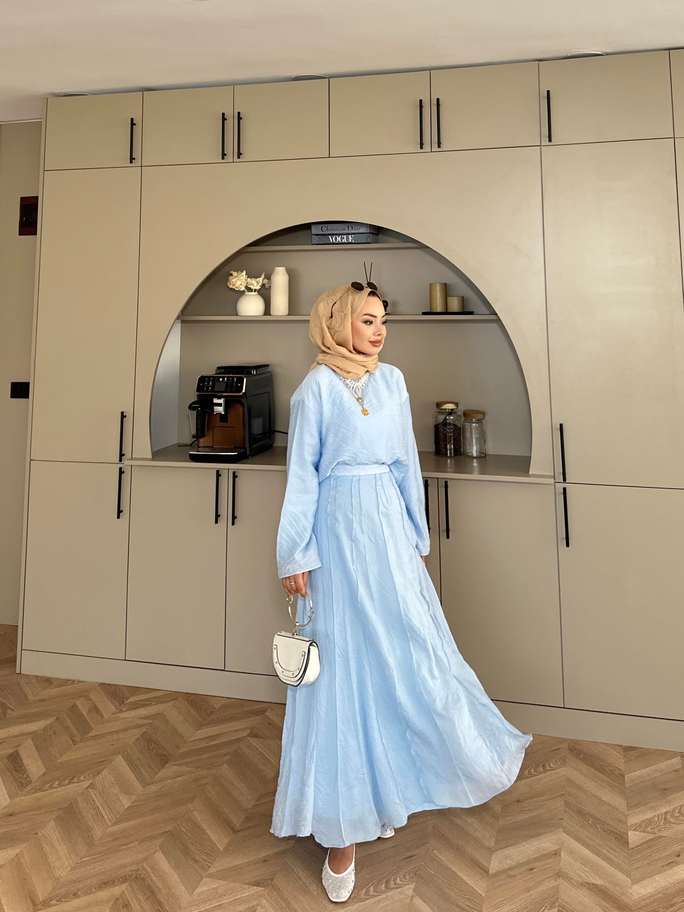 Şura Etekli Takım Mavi