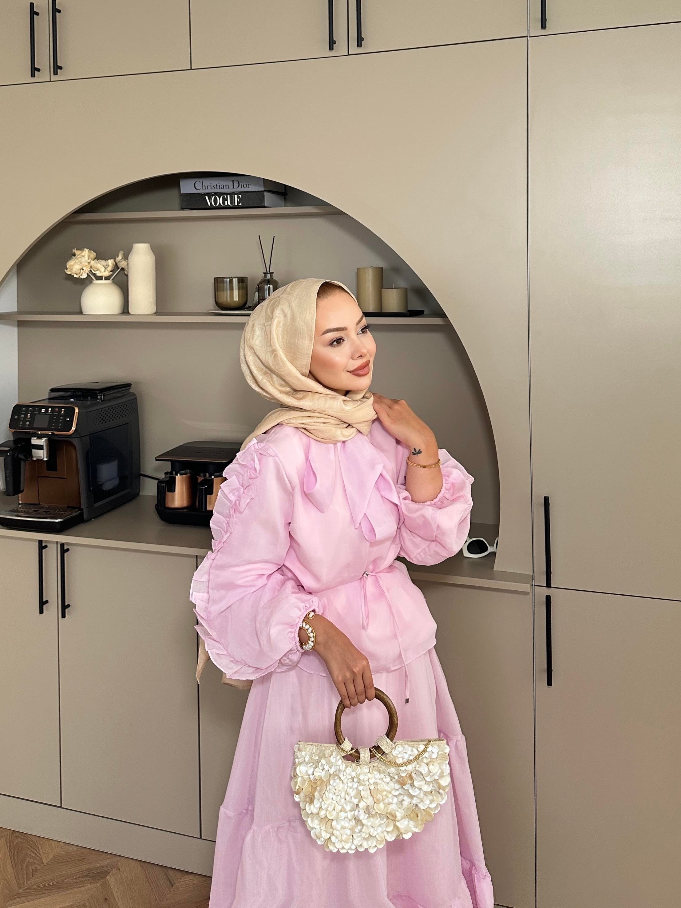 Swan Etekli Takım Pembe