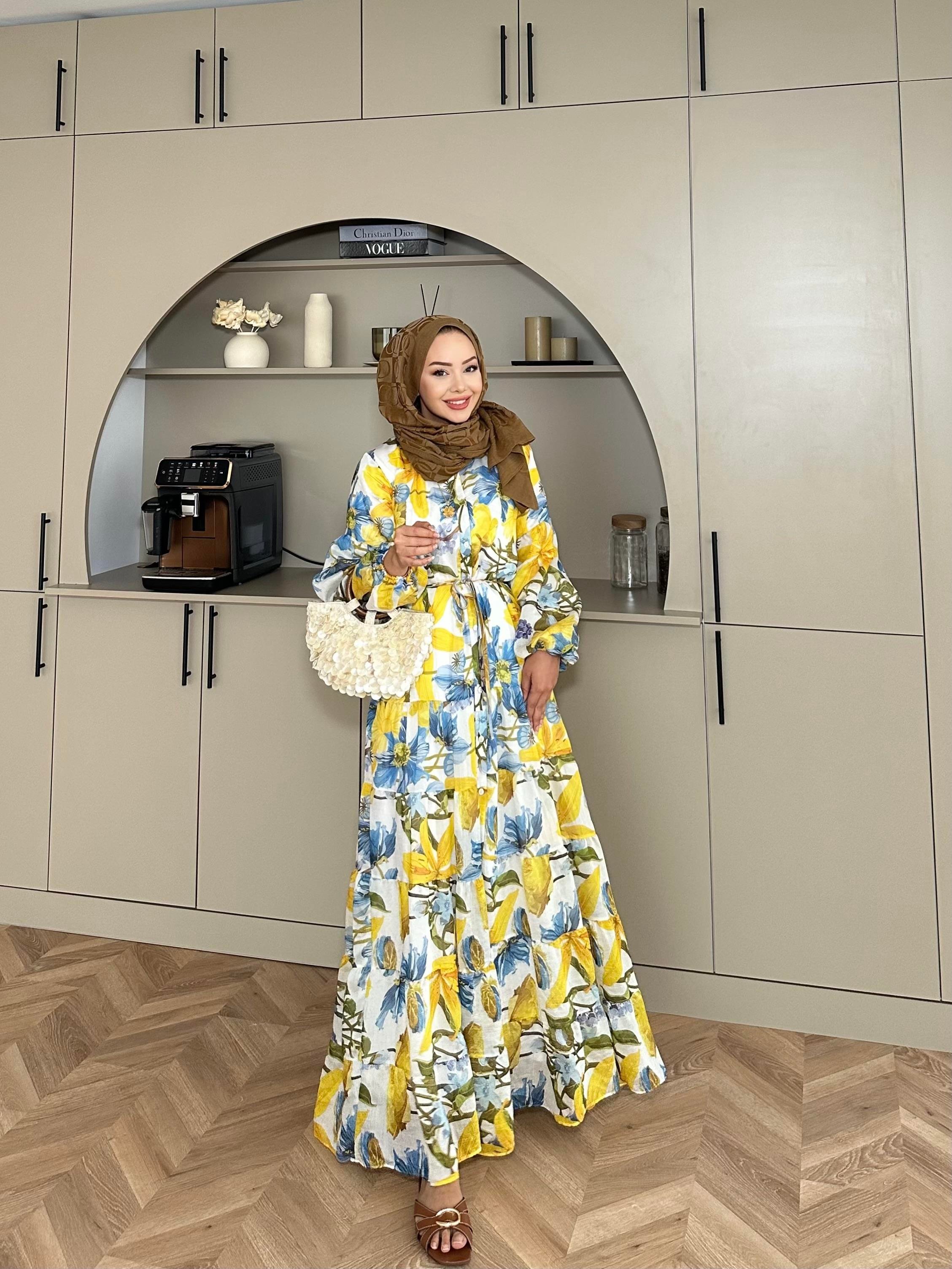 Tania Tül Elbise Sarı