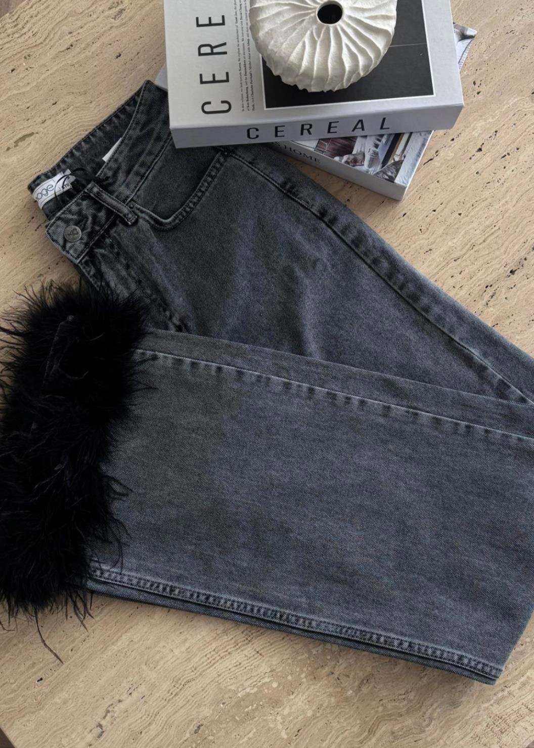 Tasarım Otriş Pantolon Antrasit 