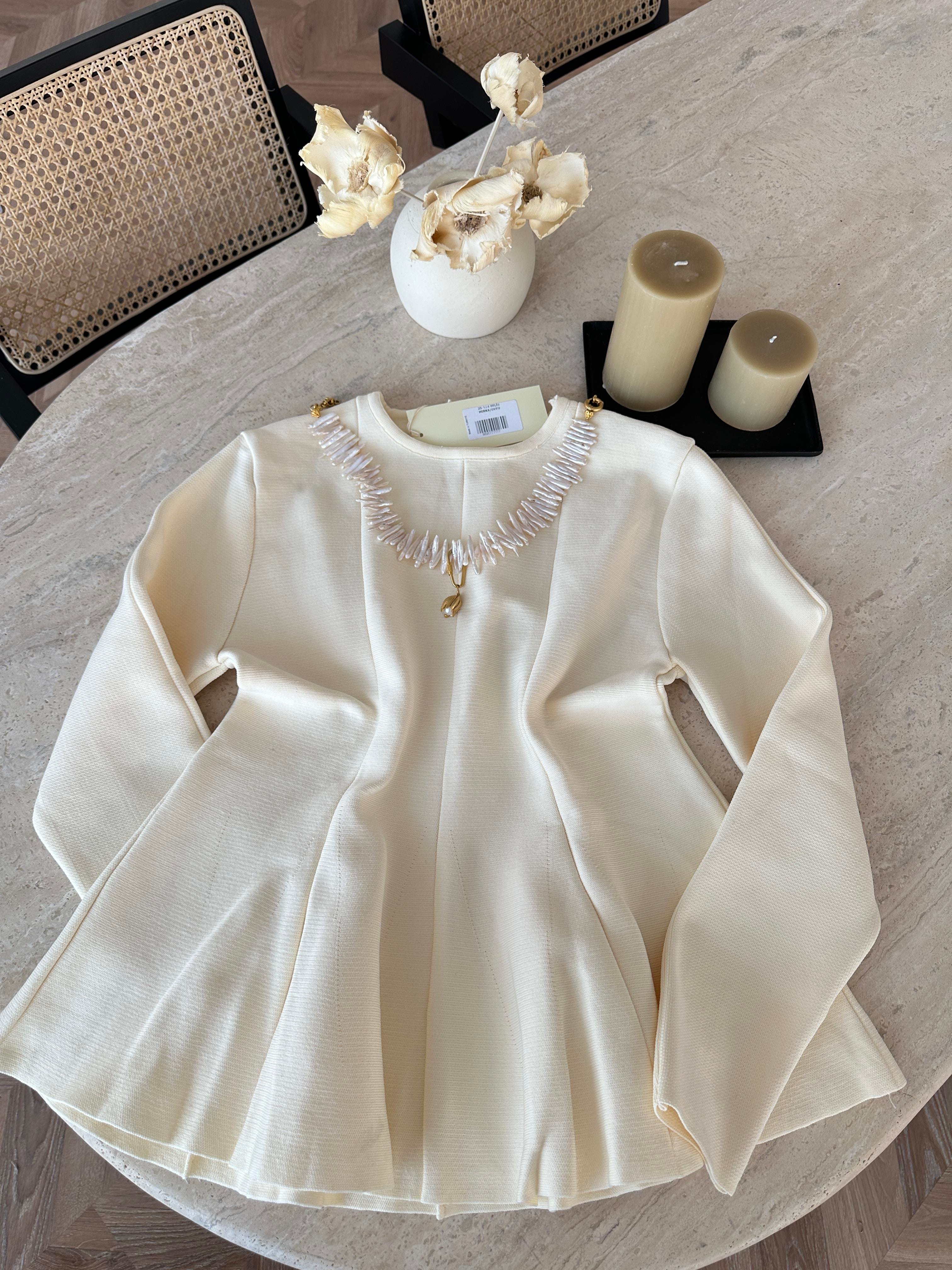 Tate Çelik Örme Kazak Bej