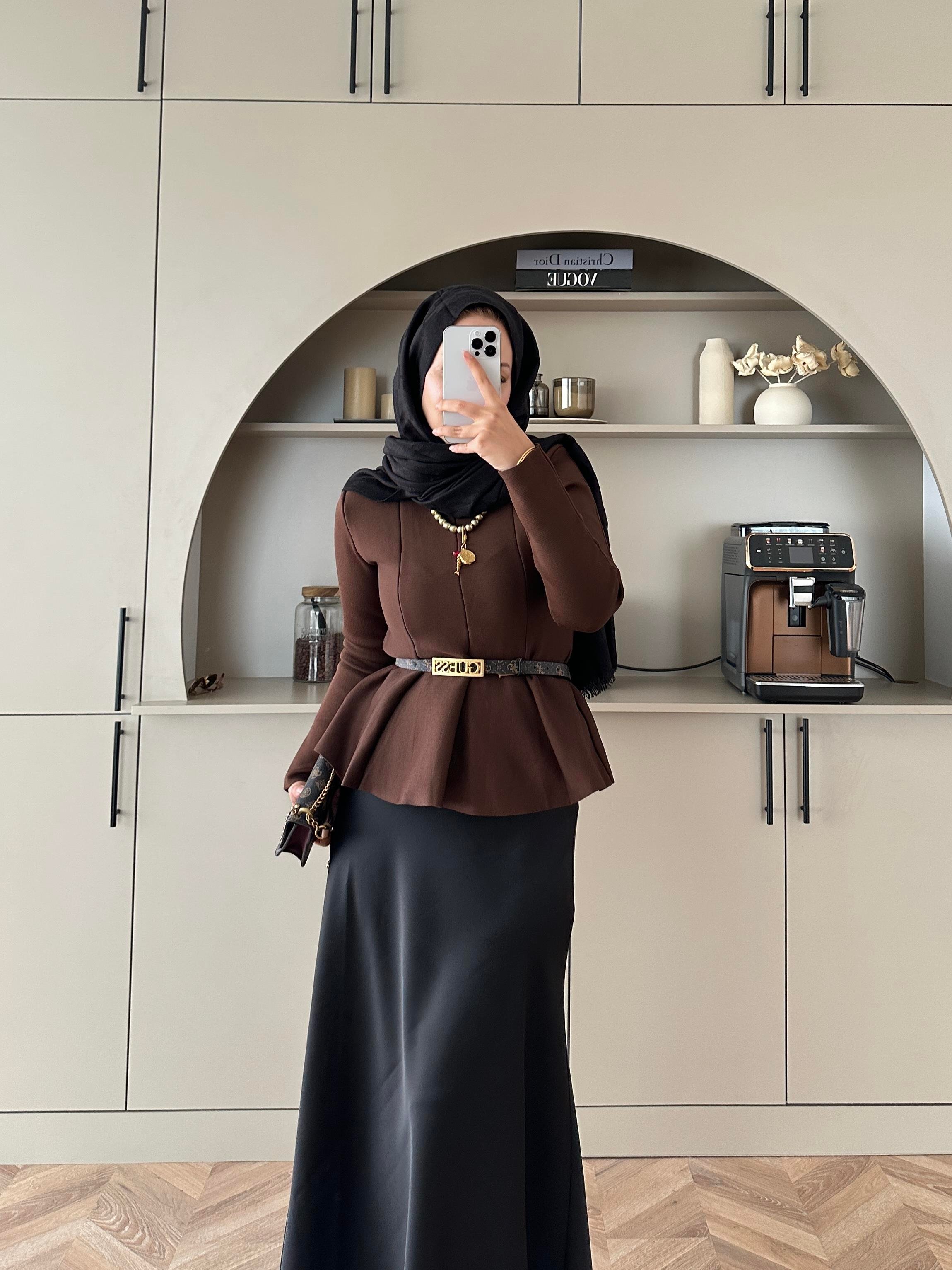 Tate Çelik Örme Kazak Kahve