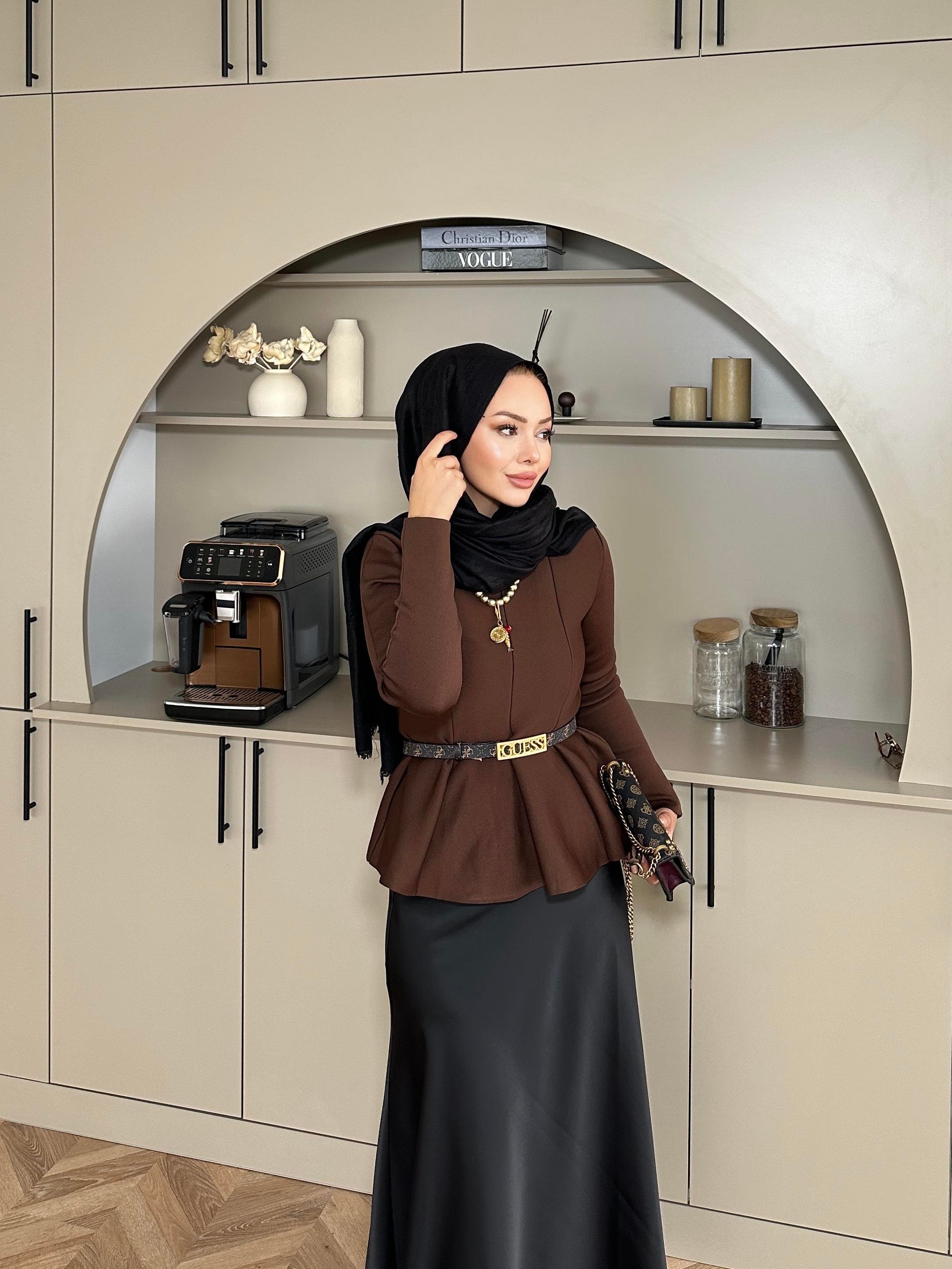 Tate Çelik Örme Kazak Kahve