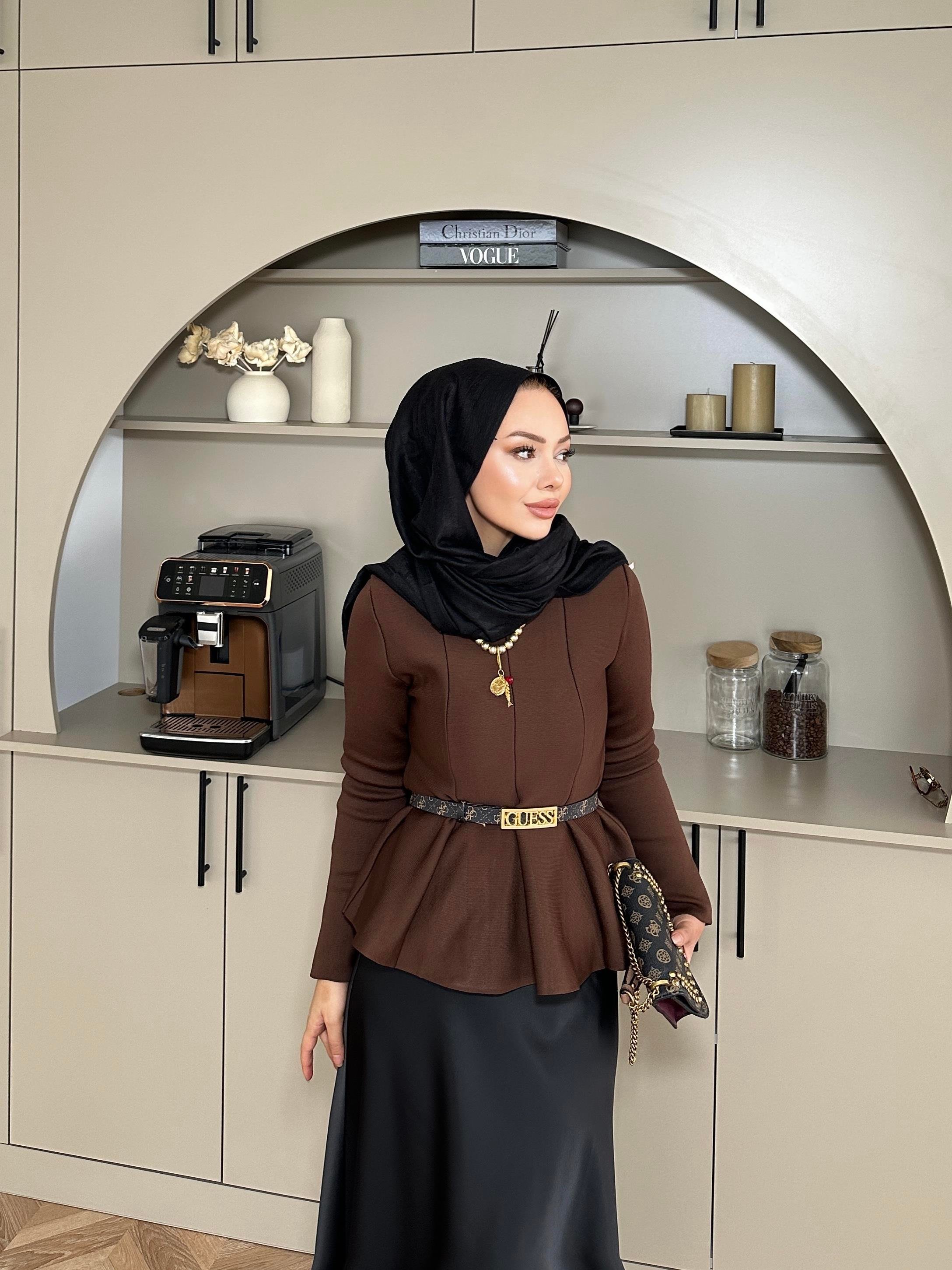 Tate Çelik Örme Kazak Kahve