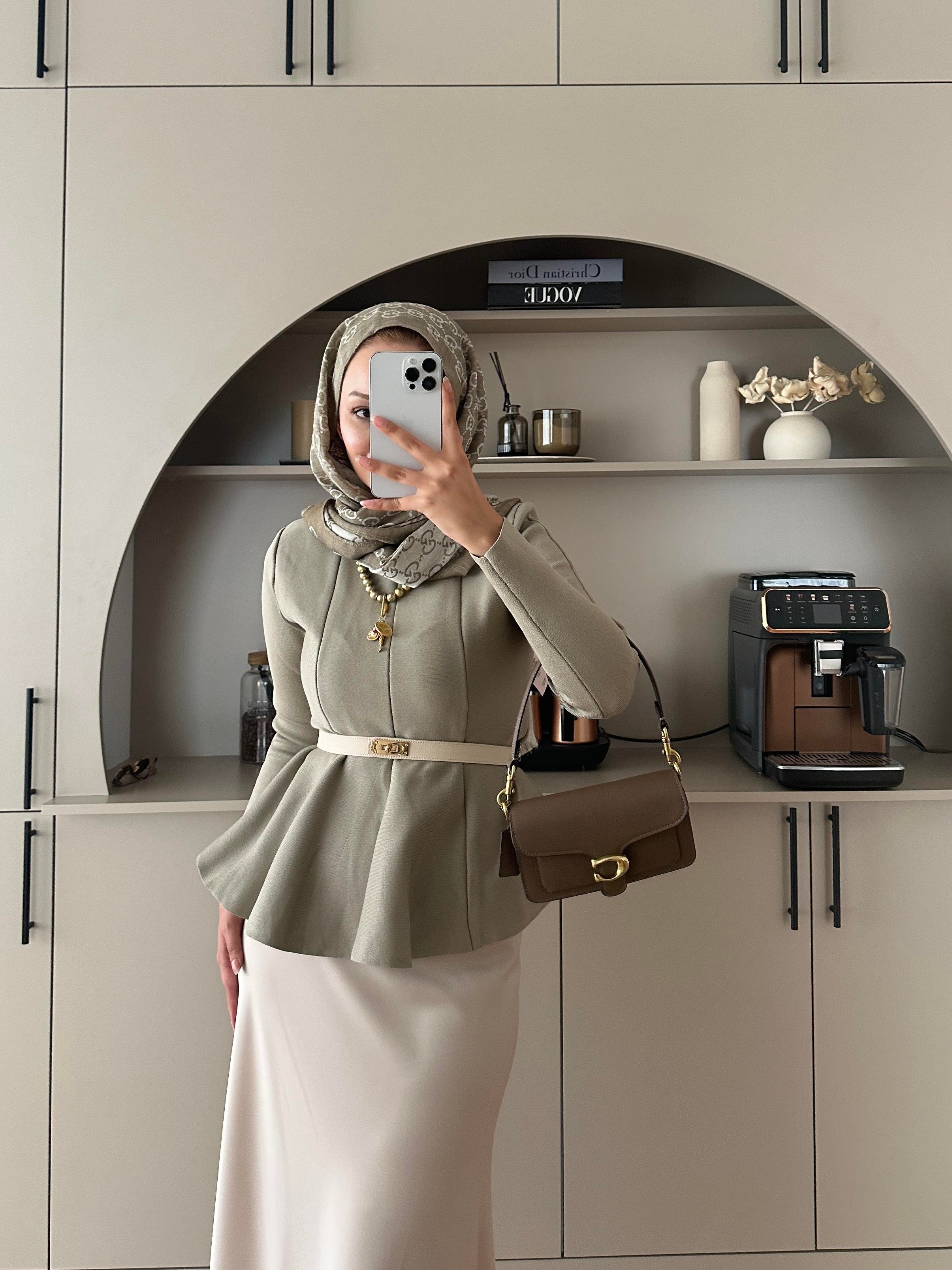 Tate Çelik Örme Kazak Vizon