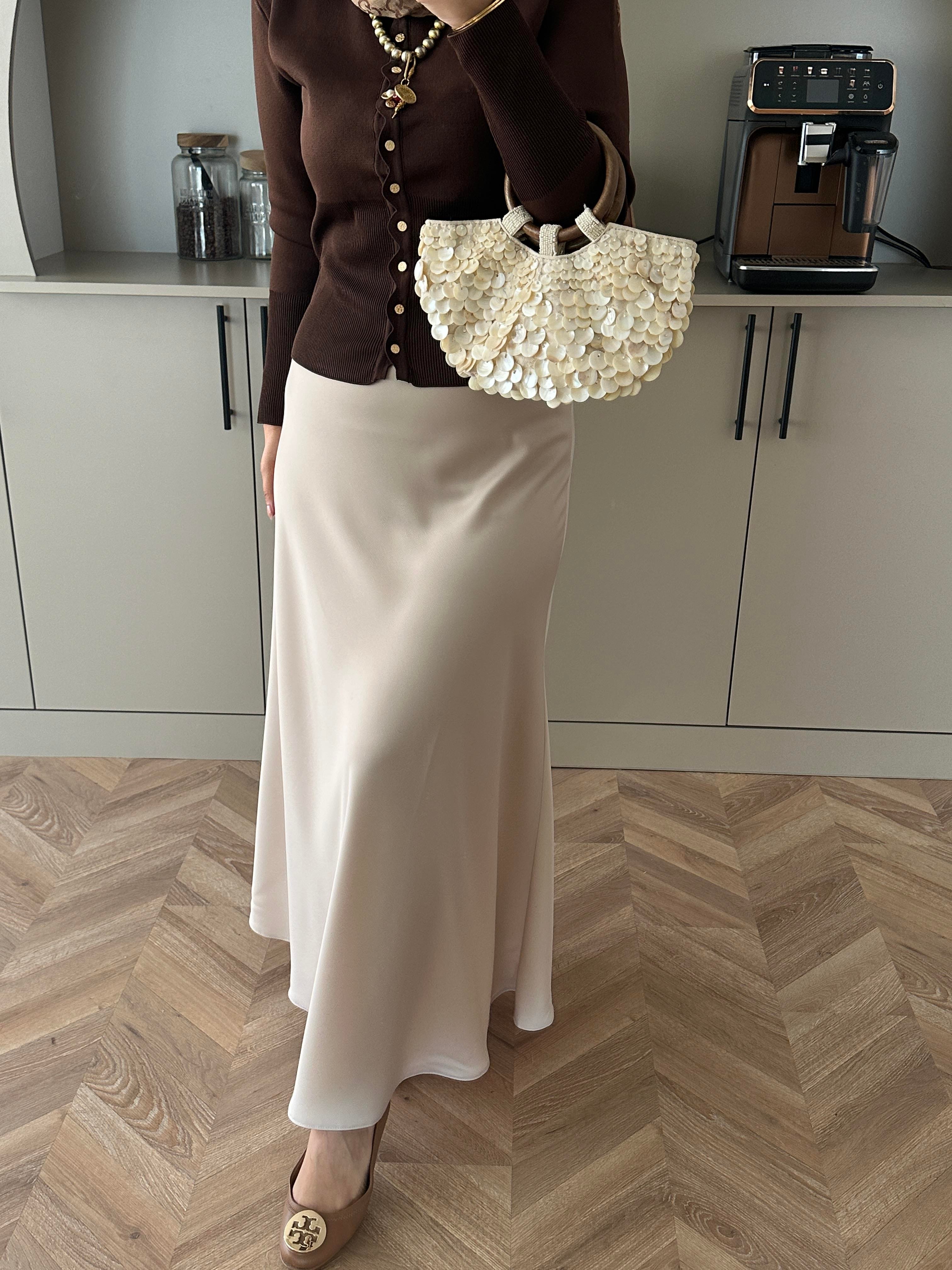 Tiana Saten Etek Bej