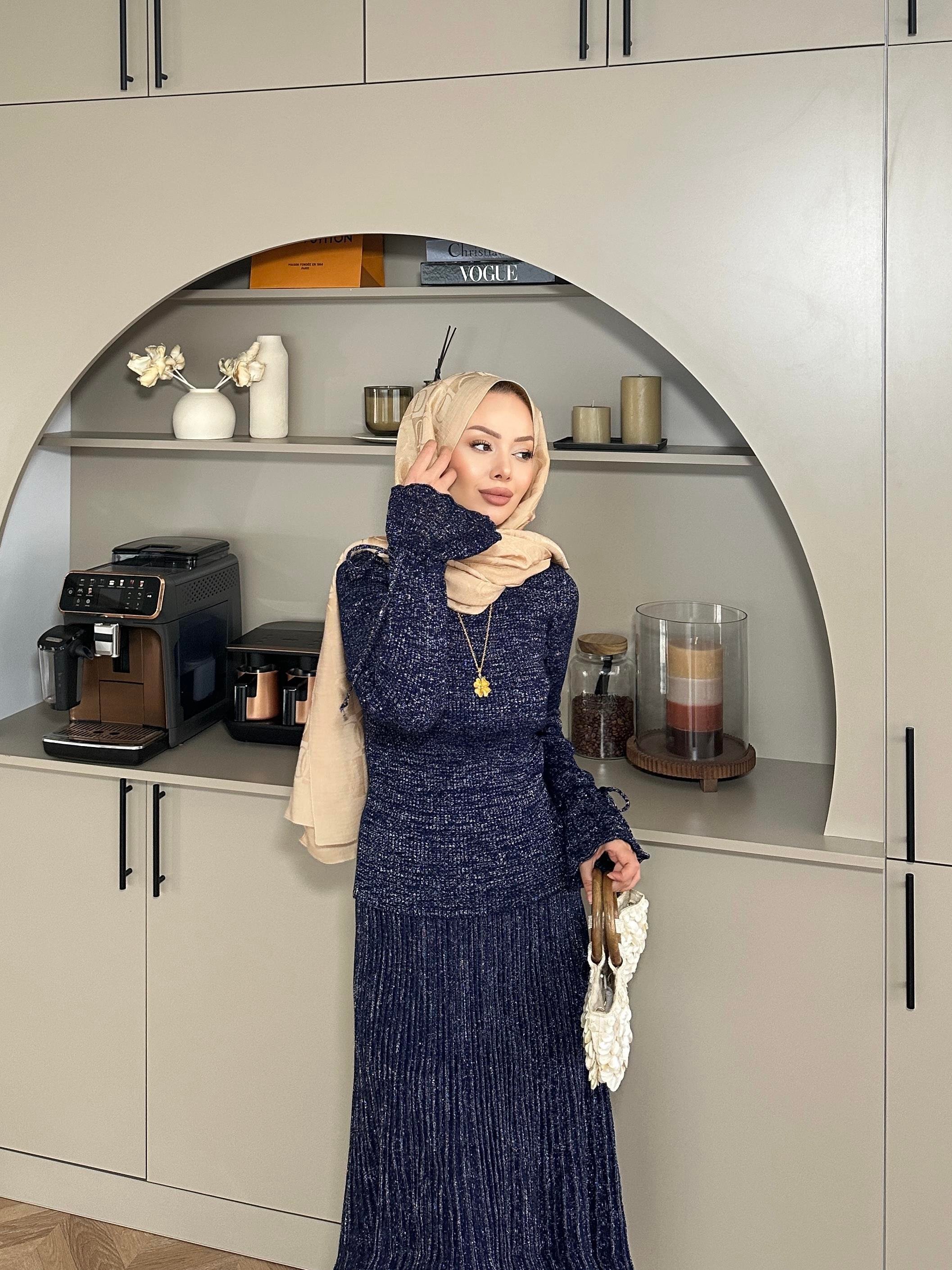 Tina Simli Etekli Takım Lacivert