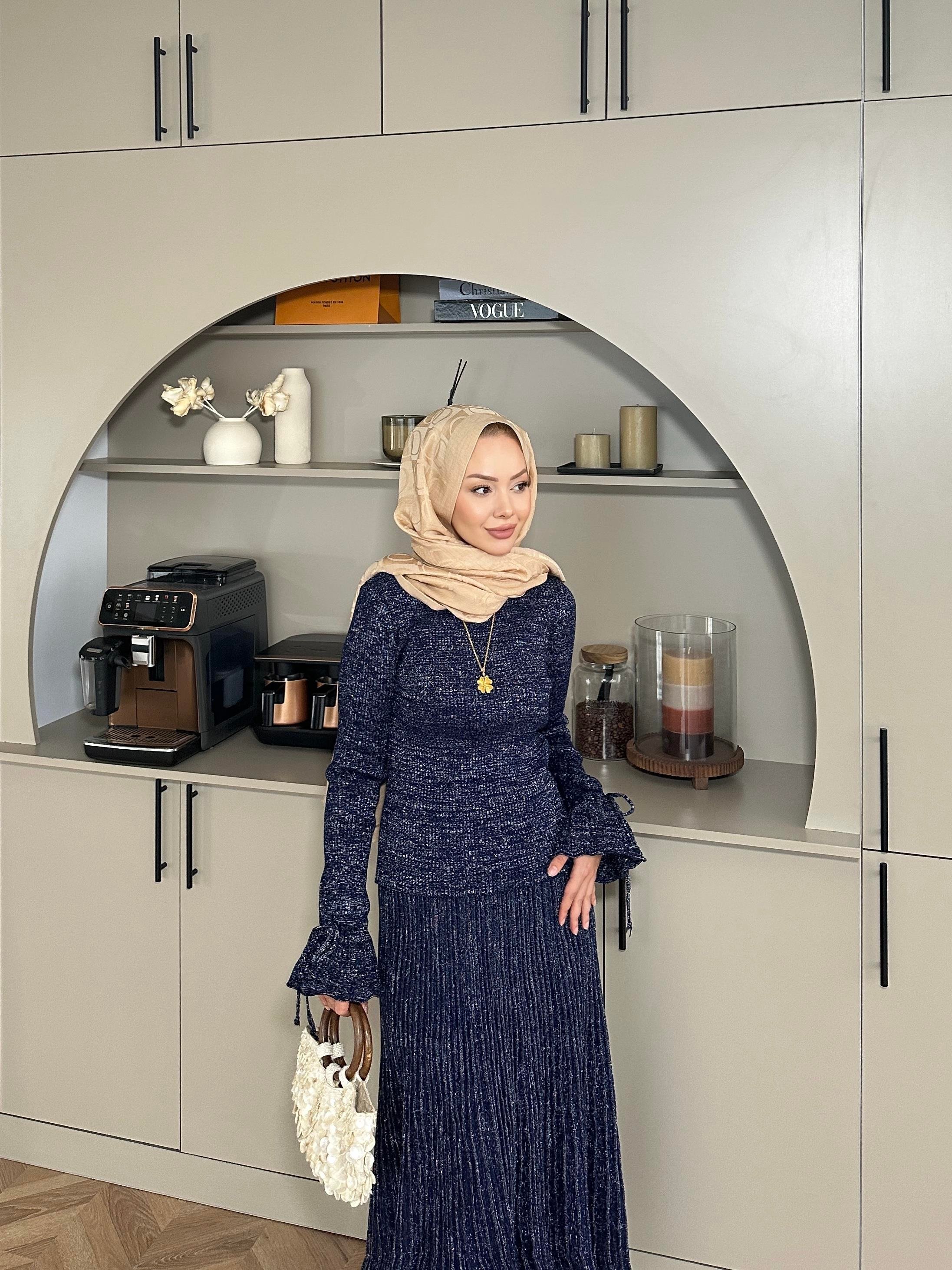 Tina Simli Etekli Takım Lacivert