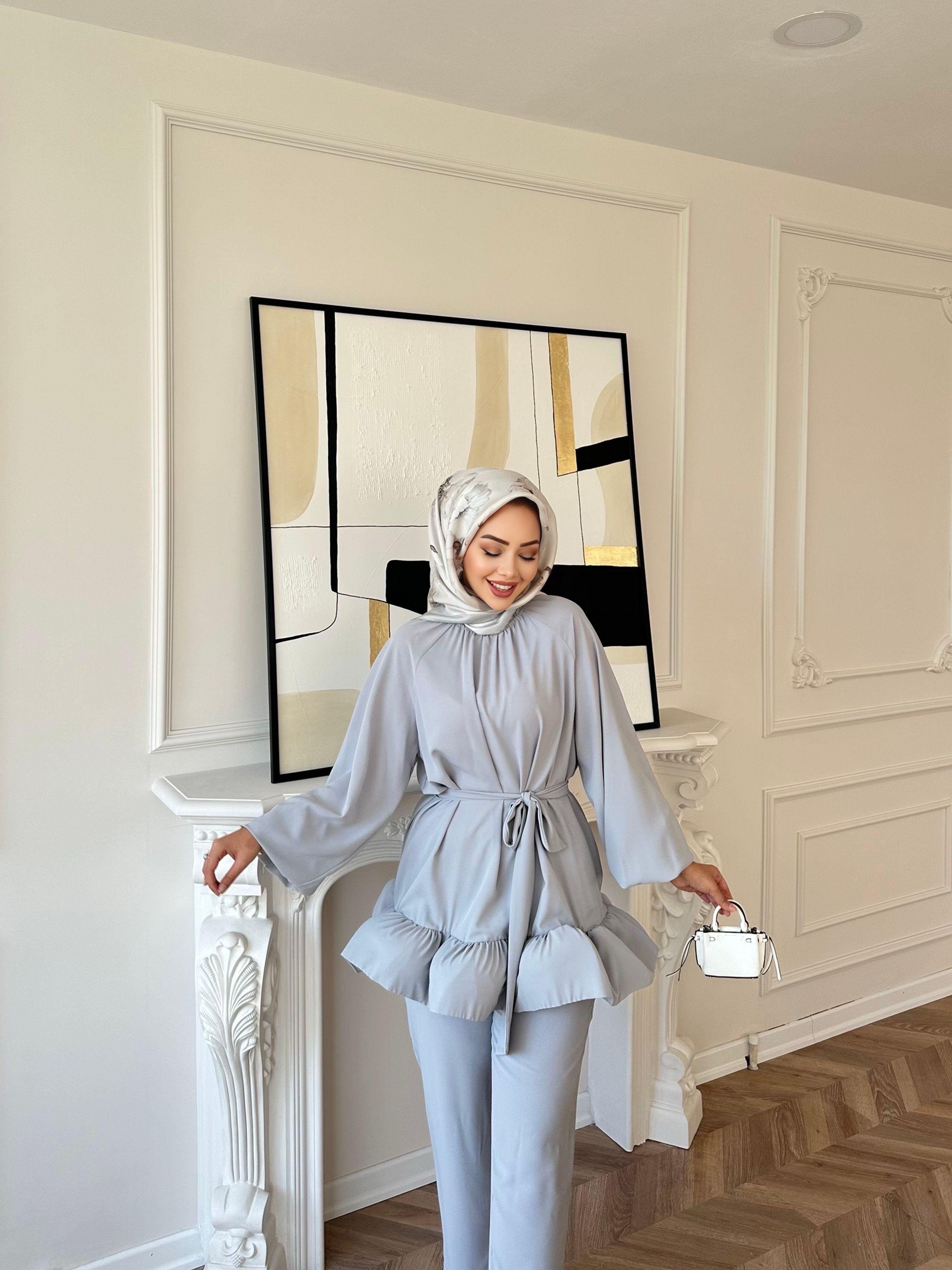 Venezia Pantolonlu Takım Gri