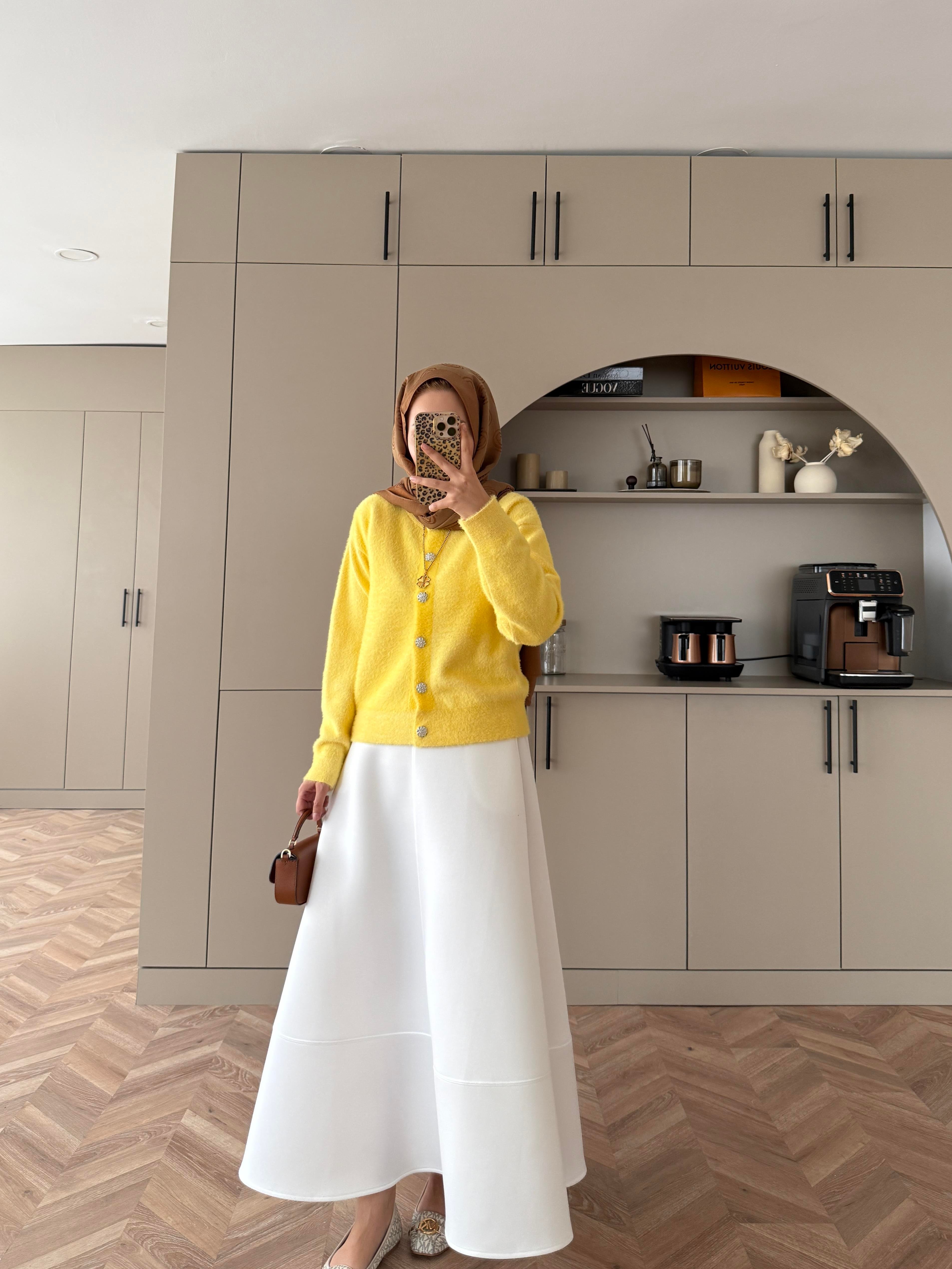 Vina Angora Hırka Sarı