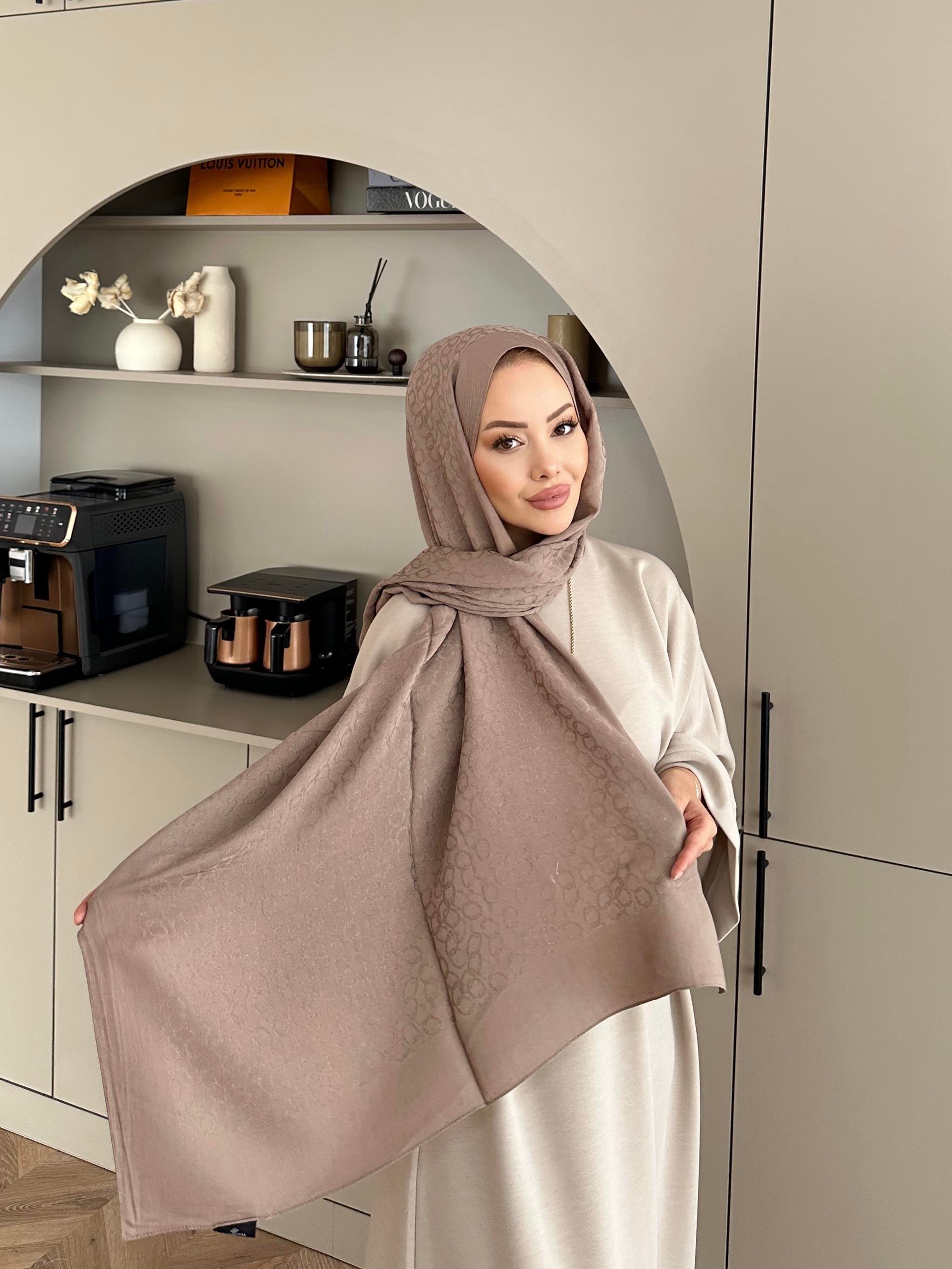 Vizon Zincir Desen Naia Şal 