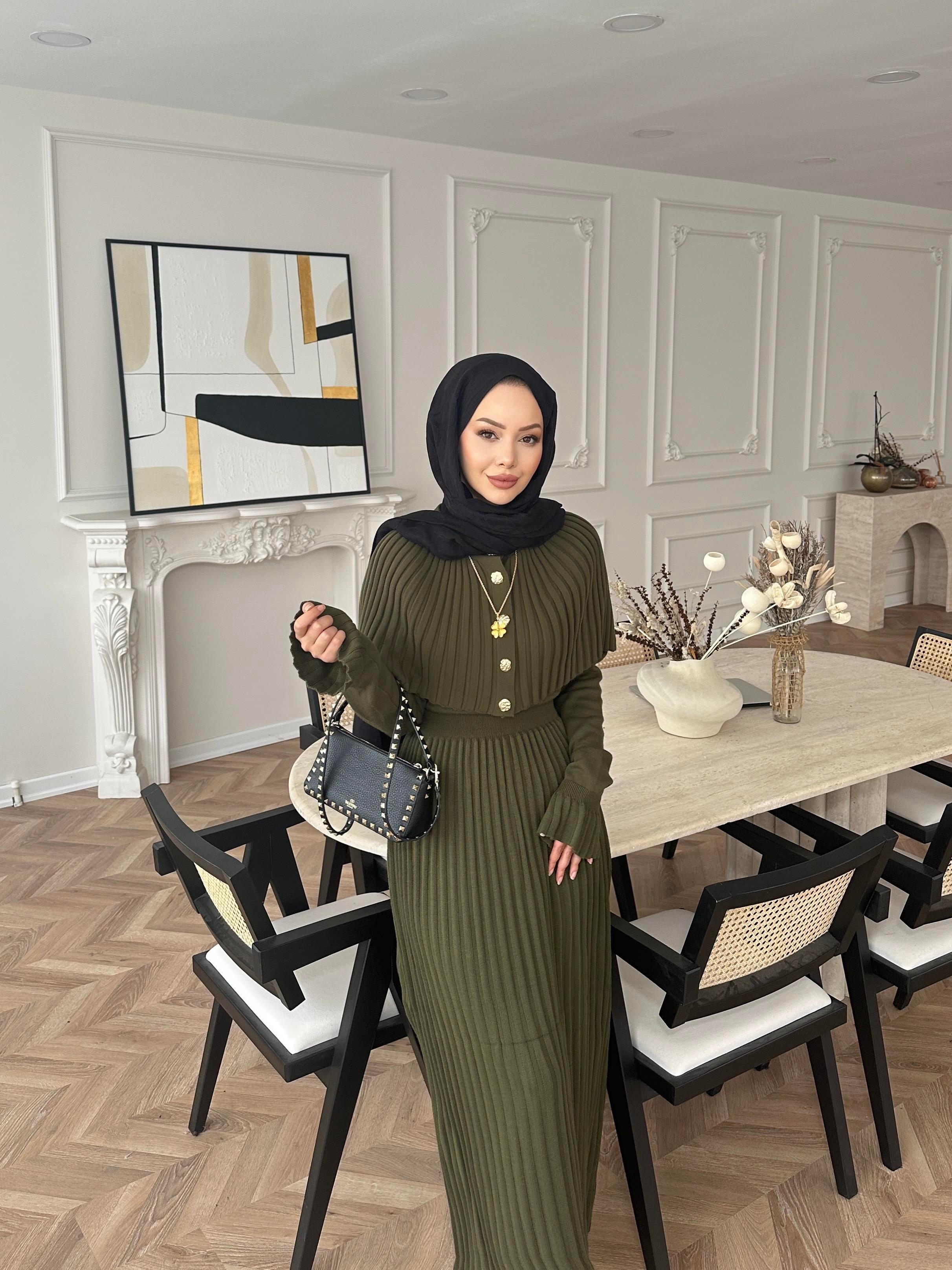 Wayne Triko Elbise Haki