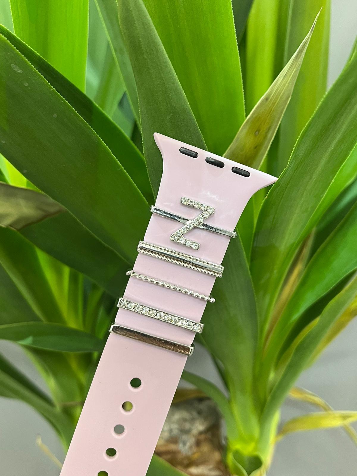 Apple Watch Uyumlu Kordon Aksesuarı Charm Set Z Harfi
