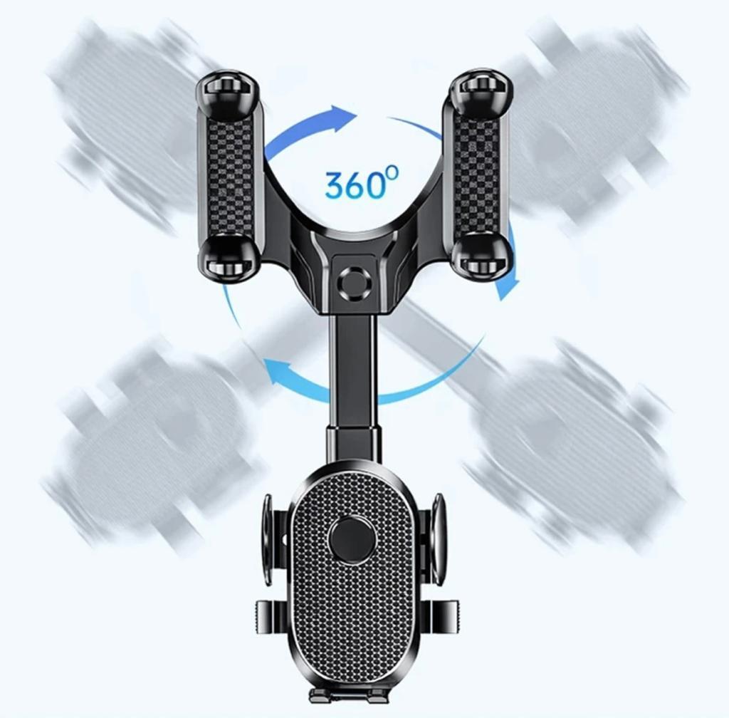 Araç İçi Uzayan Ayarlanabilir 360° Dikiz Aynası Telefon Tutucu Car Holder 