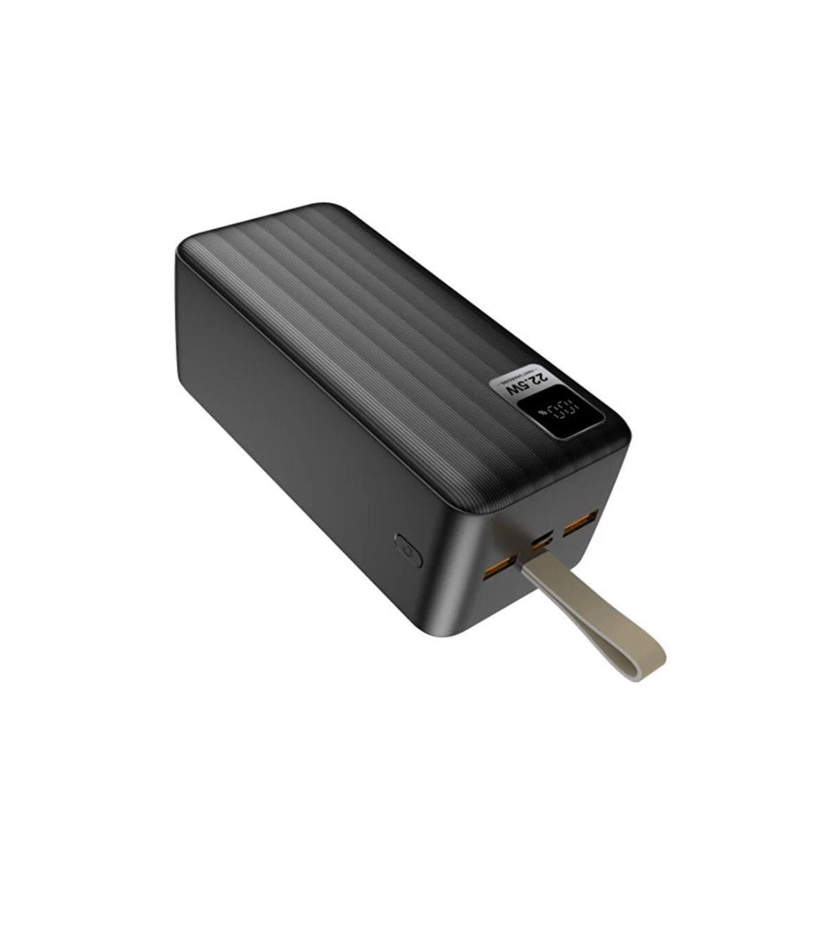 Dexim K55 50.000 Mah 22.5W USB ve Type-C Çıkışlı LED Ekranlı Askılı Pd Powerbank