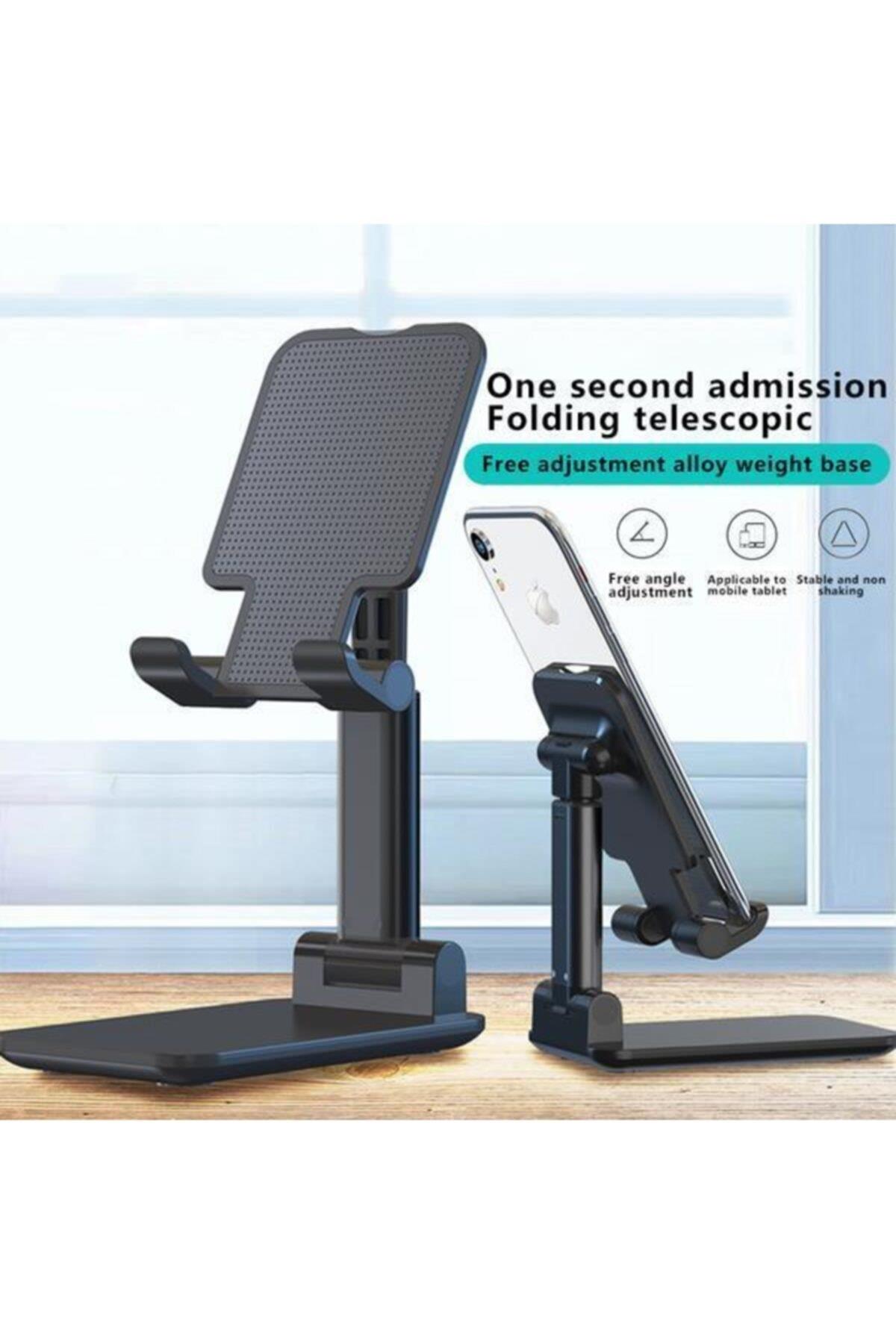 Masa Üstü Telefon Stand Tablet Tutucu Ayarlanabili Yükseklik