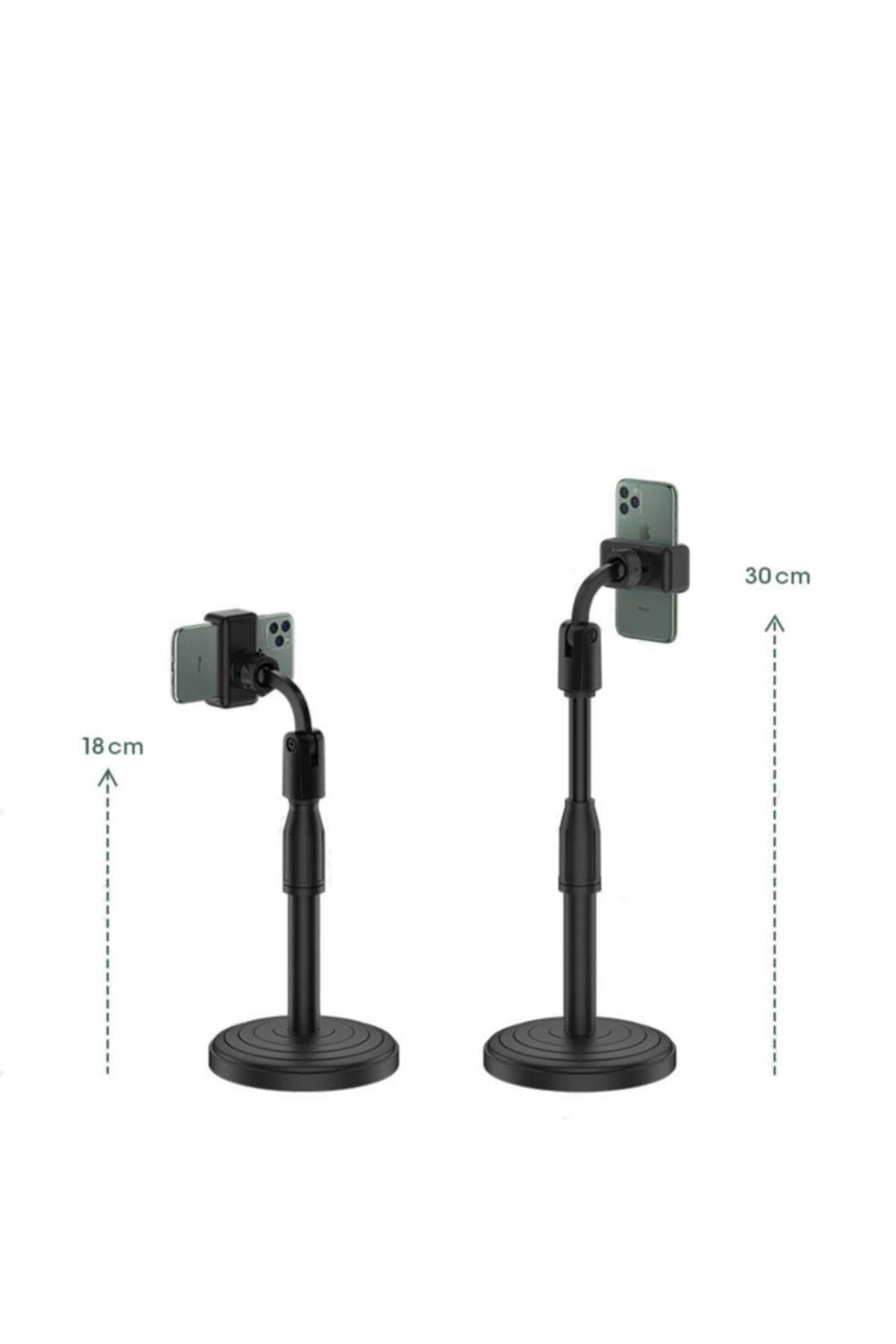 Portatıf 360 ° Masaüstü Ayarlanabilir Telefon Standı Tutucu