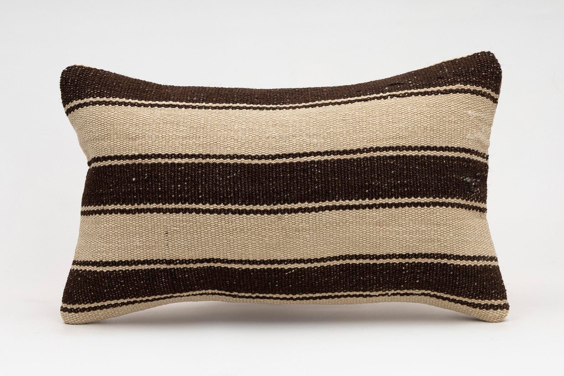 12x20 inches (30x50 cm) Kilim Pillow | KILIM WHOLESALE - Vintage Handmade Pillows - Vintage Handmade Kilim Rugs - It is 100% wool. Artistic and historical rugs. Old handwoven rugs. - Online hand woven rugs and kilim cushions sales. Shipping to a