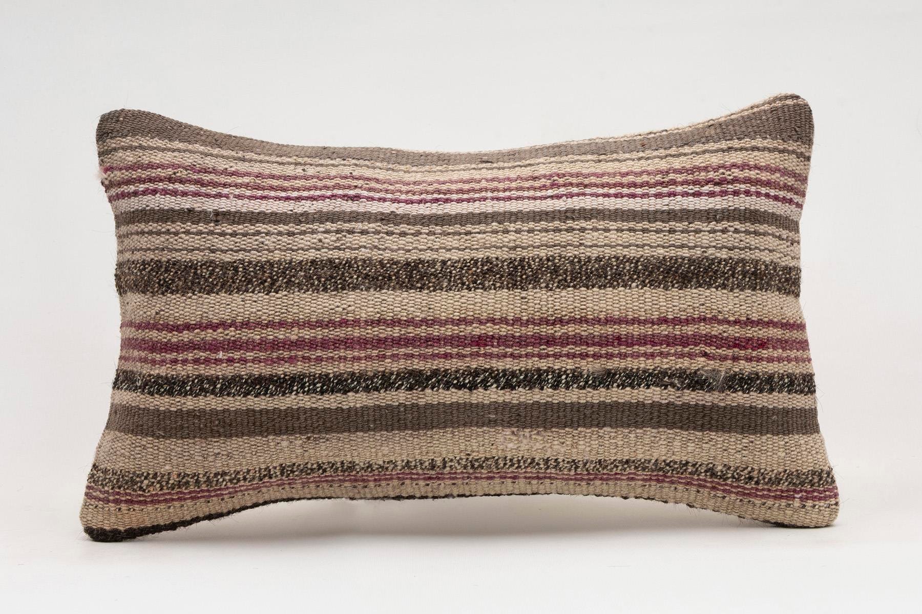 12x20 inches (30x50 cm) Kilim Pillow | KILIM WHOLESALE - Vintage Handmade Pillows - Vintage Handmade Kilim Rugs - It is 100% wool. Artistic and historical rugs. Old handwoven rugs. - Online hand woven rugs and kilim cushions sales. Shipping to a