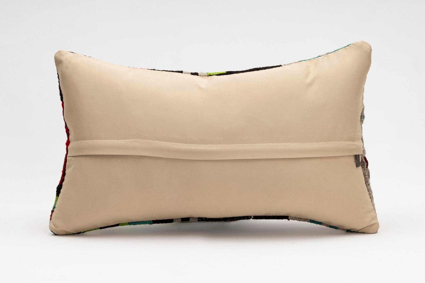 12x20 inches (30x50 cm) Kilim Pillow | KILIM WHOLESALE - Vintage Handmade Pillows - Vintage Handmade Kilim Rugs - It is 100% wool. Artistic and historical rugs. Old handwoven rugs. - Online hand woven rugs and kilim cushions sales. Shipping to a