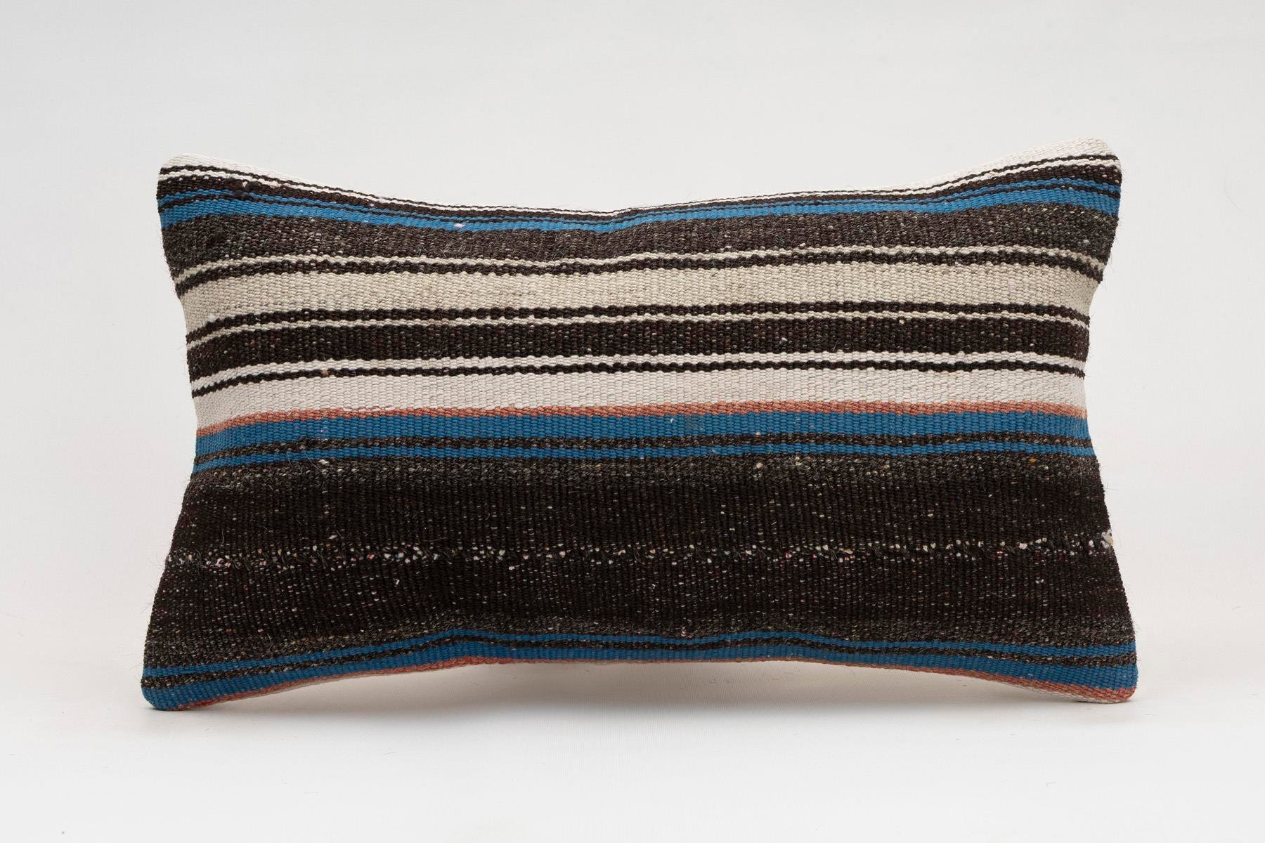 12x20 inches (30x50 cm) Kilim Pillow | KILIM WHOLESALE - Vintage Handmade Pillows - Vintage Handmade Kilim Rugs - It is 100% wool. Artistic and historical rugs. Old handwoven rugs. - Online hand woven rugs and kilim cushions sales. Shipping to a
